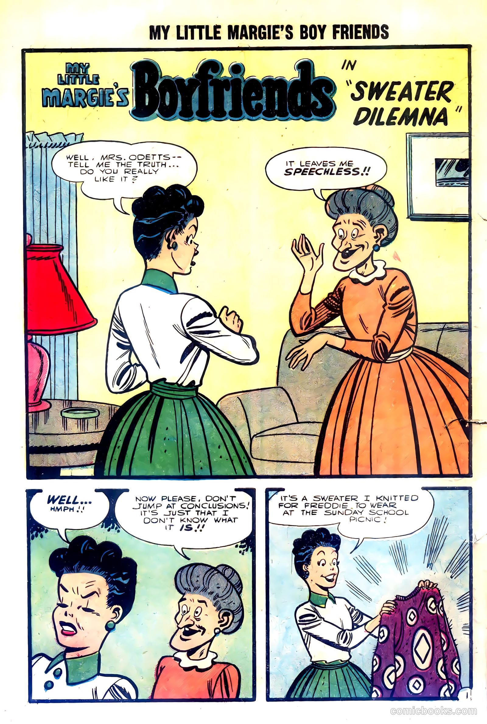 My Little Margie's Boy Friends #4 (1956) — page 8 of 36
