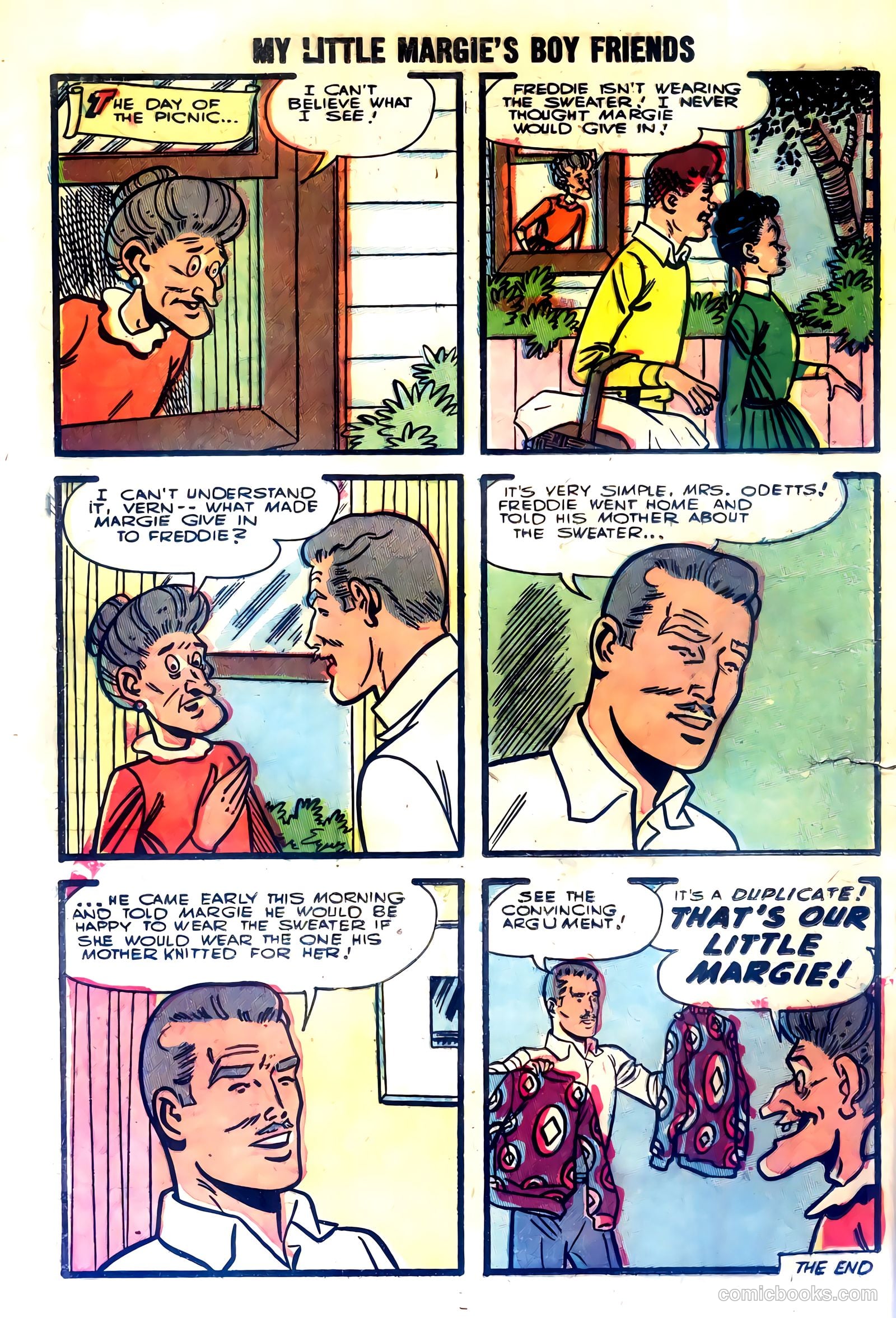 My Little Margie's Boy Friends #4 (1956) — page 12 of 36