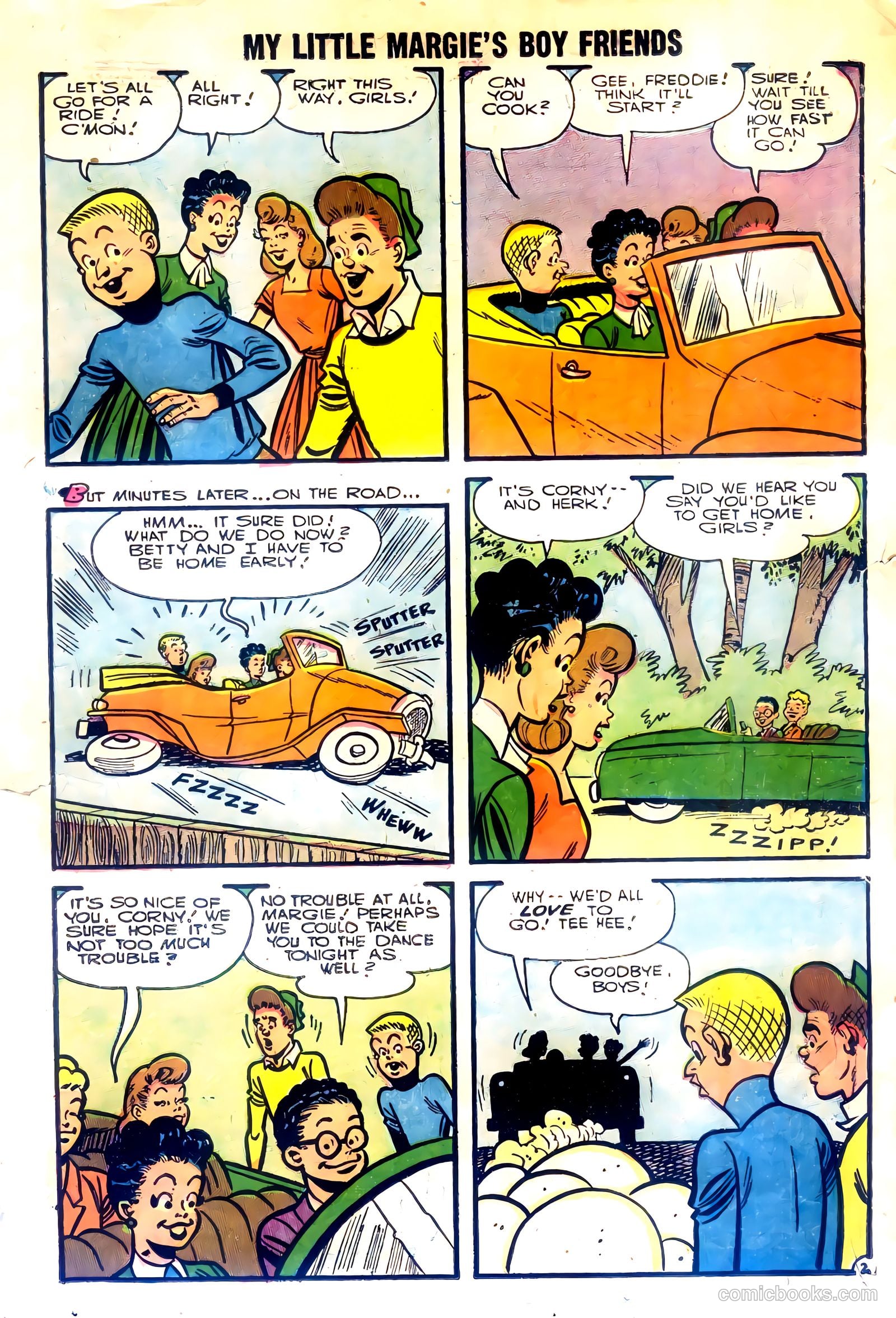 My Little Margie's Boy Friends #4 (1956) — page 19 of 36