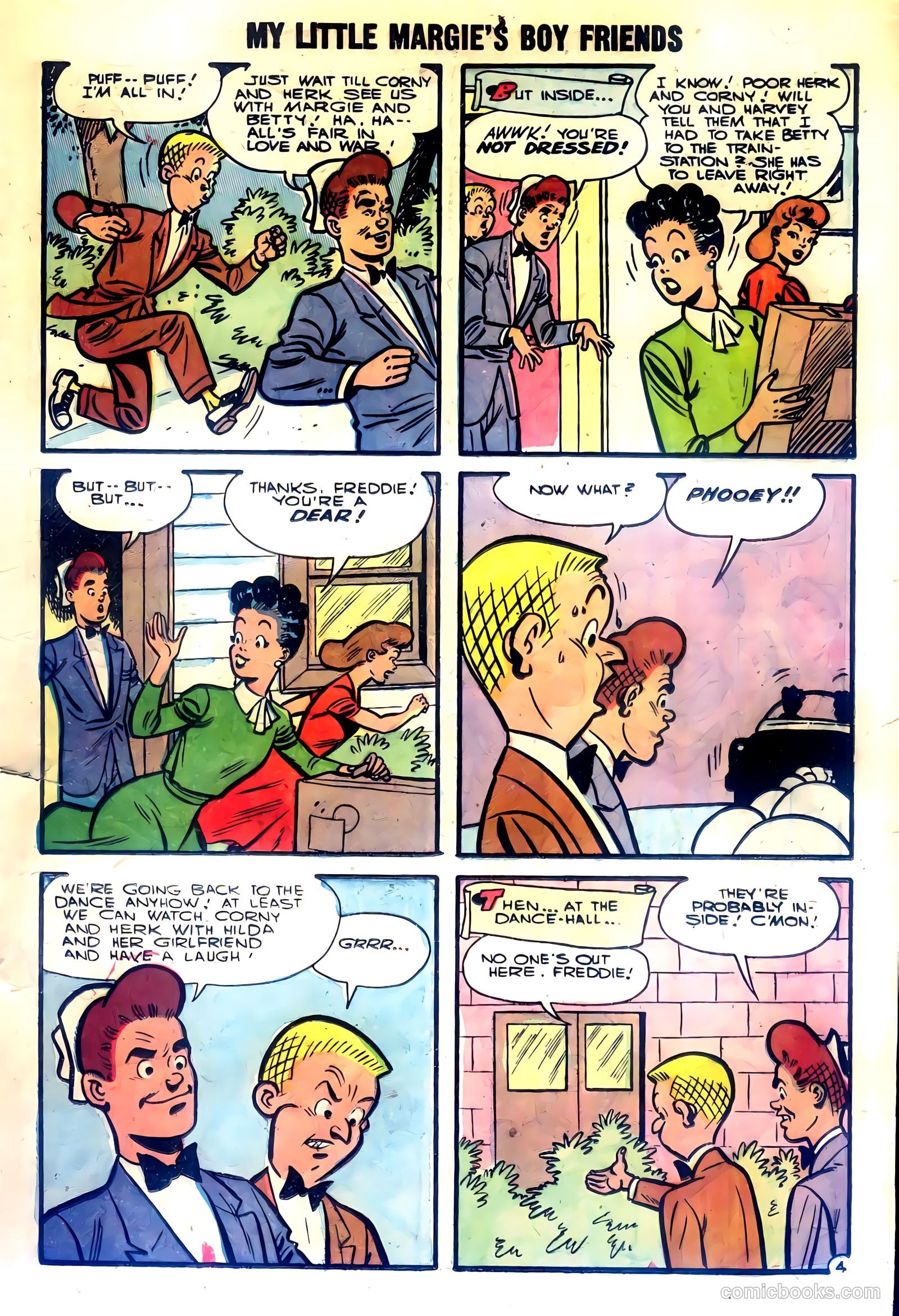 My Little Margie's Boy Friends #4 (1956) — page 21 of 36