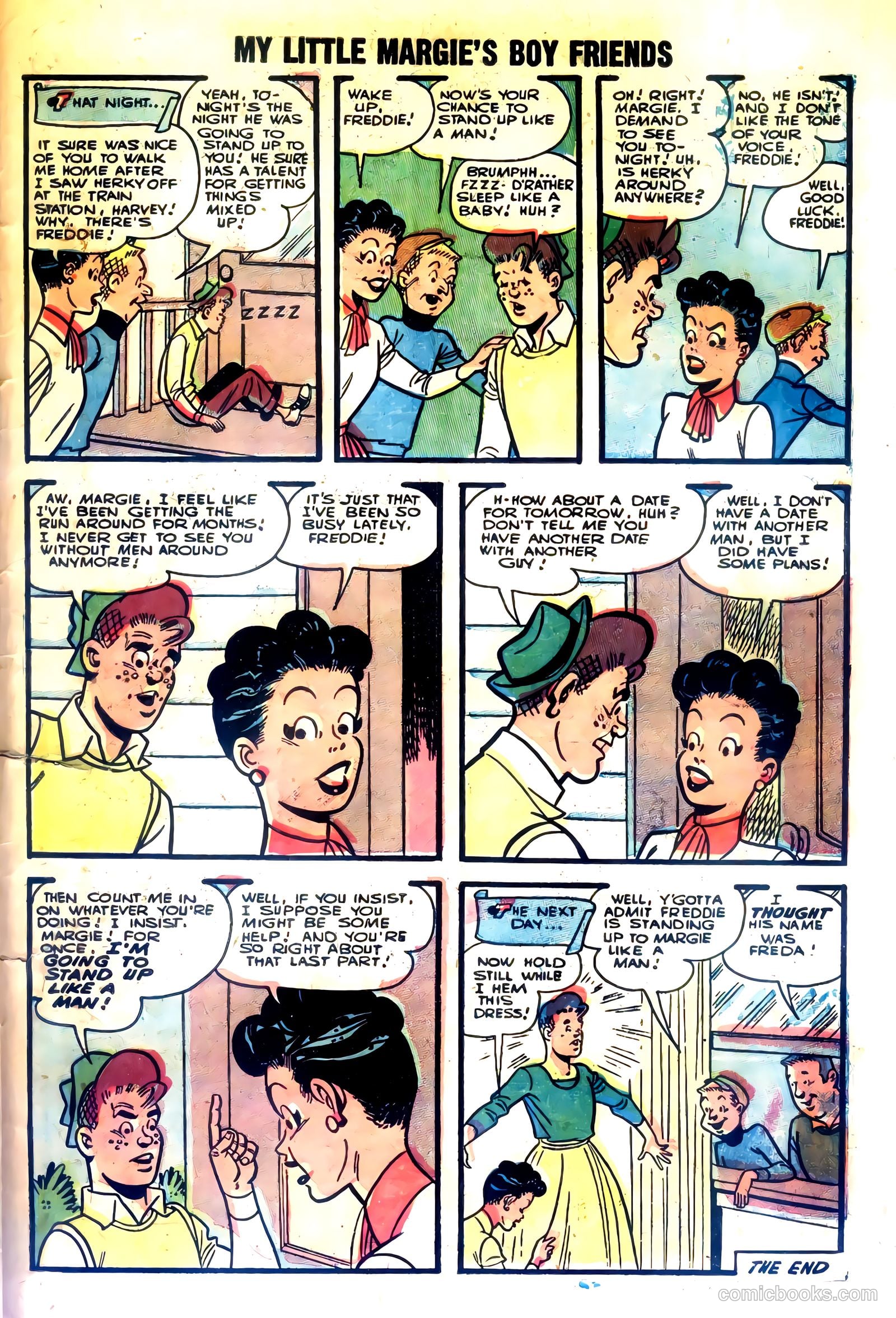 My Little Margie's Boy Friends #4 (1956) — page 27 of 36