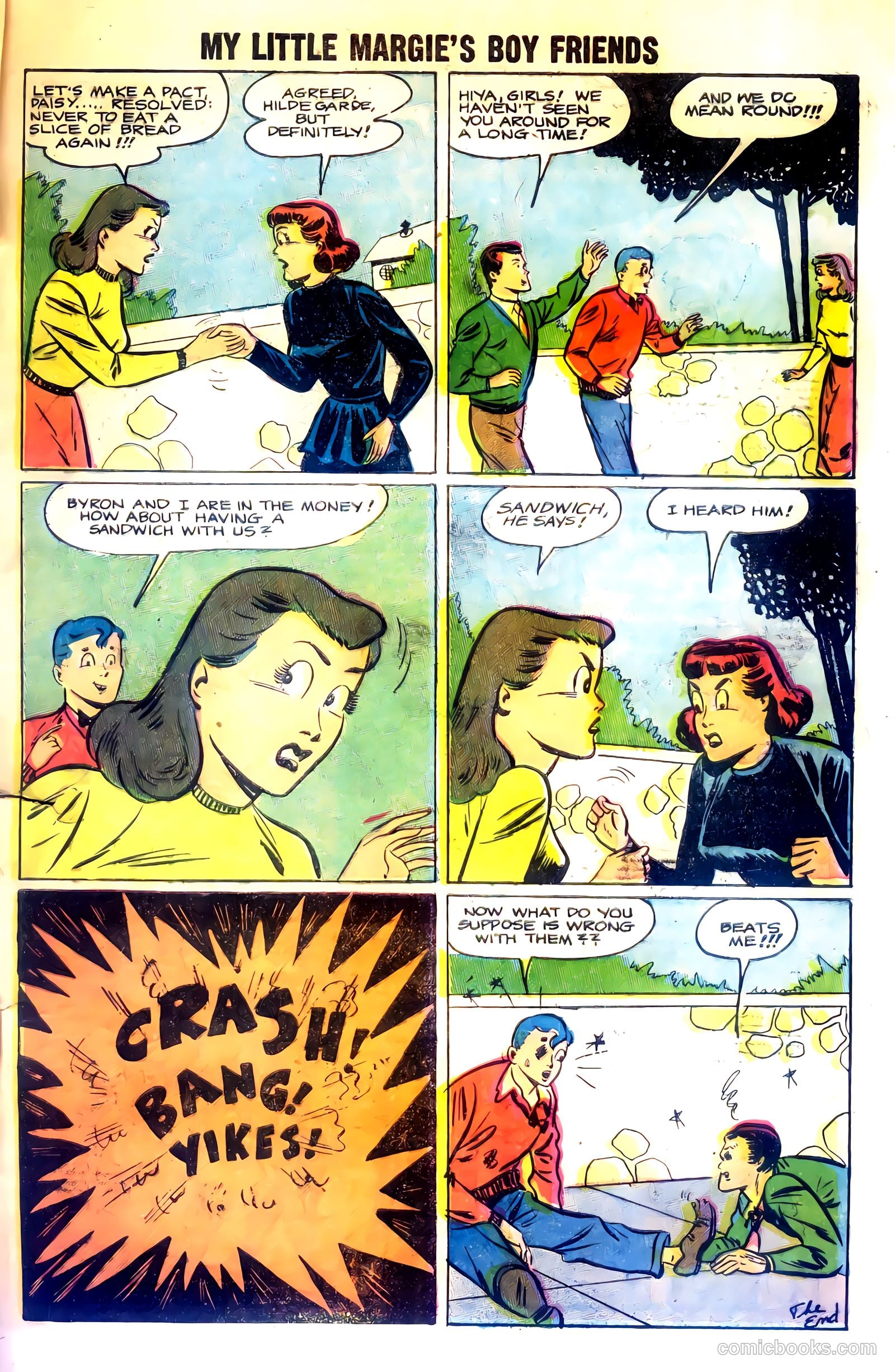 My Little Margie's Boy Friends #4 (1956) — page 33 of 36