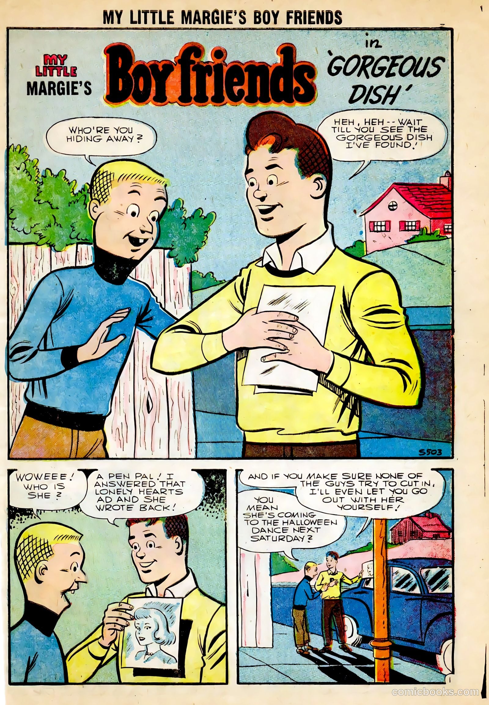 My Little Margie's Boy Friends #5 (1956) — page 7 of 36