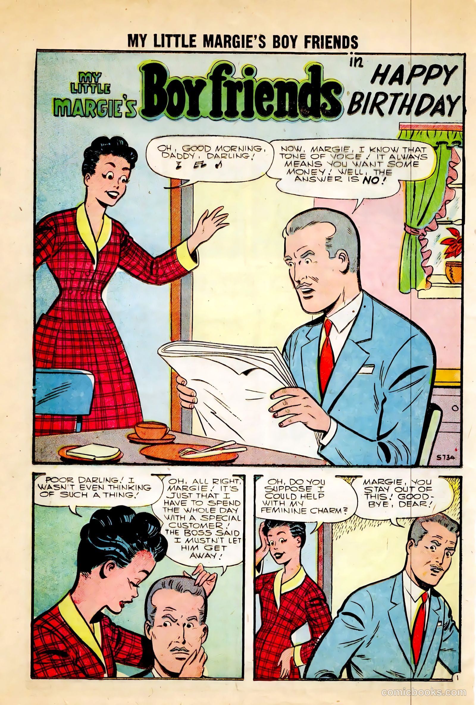 My Little Margie's Boy Friends #5 (1956) — page 12 of 36