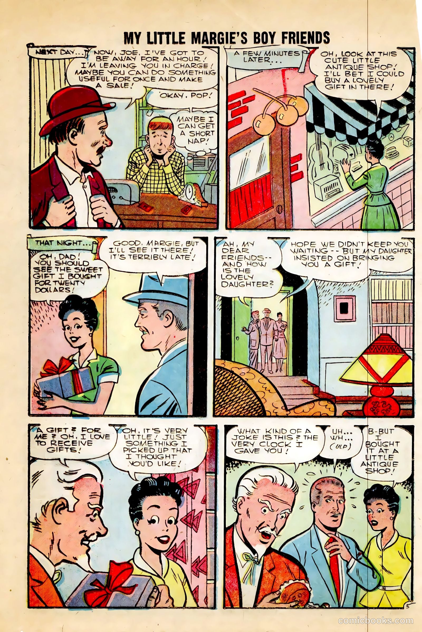 My Little Margie's Boy Friends #5 (1956) — page 16 of 36