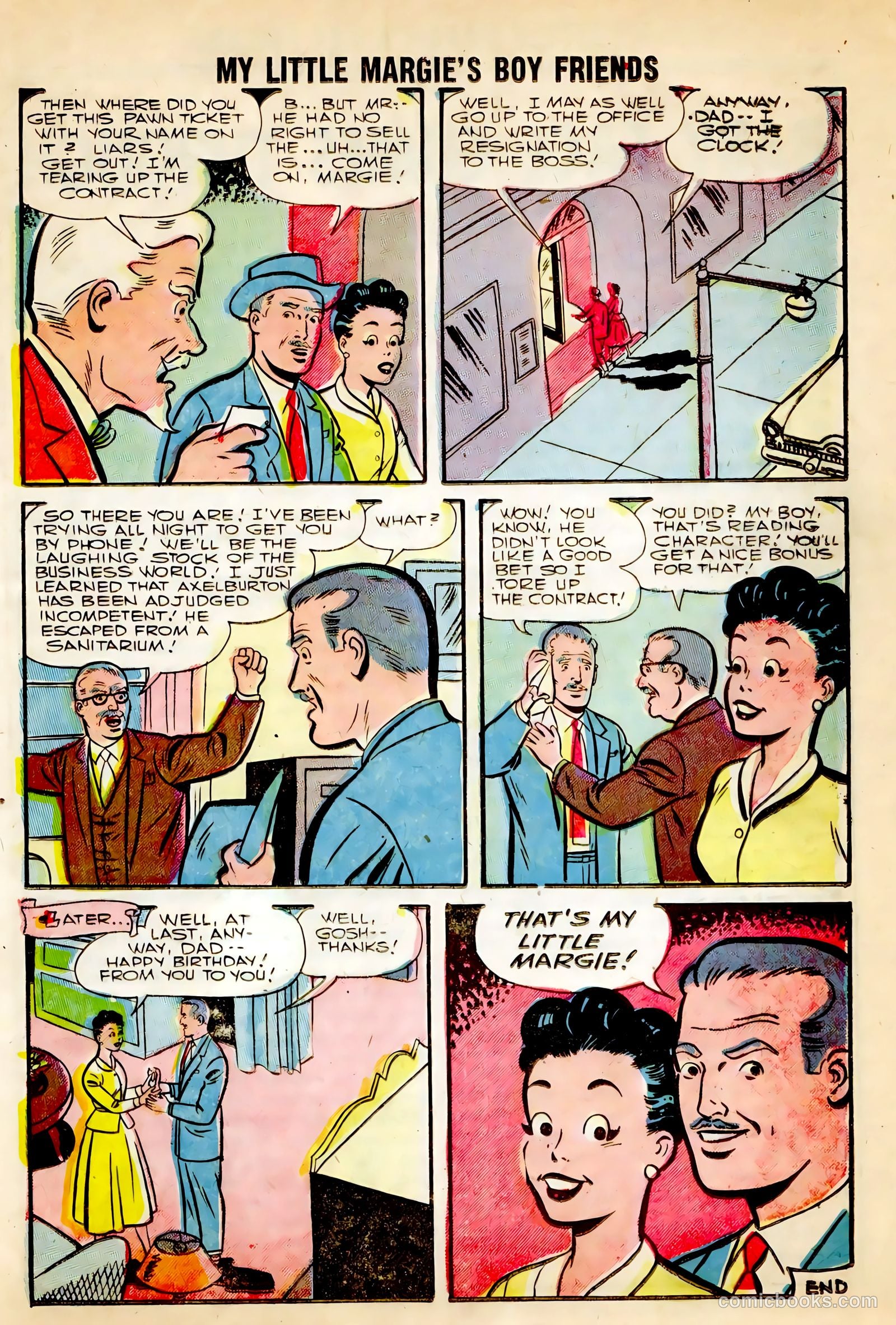 My Little Margie's Boy Friends #5 (1956) — page 17 of 36