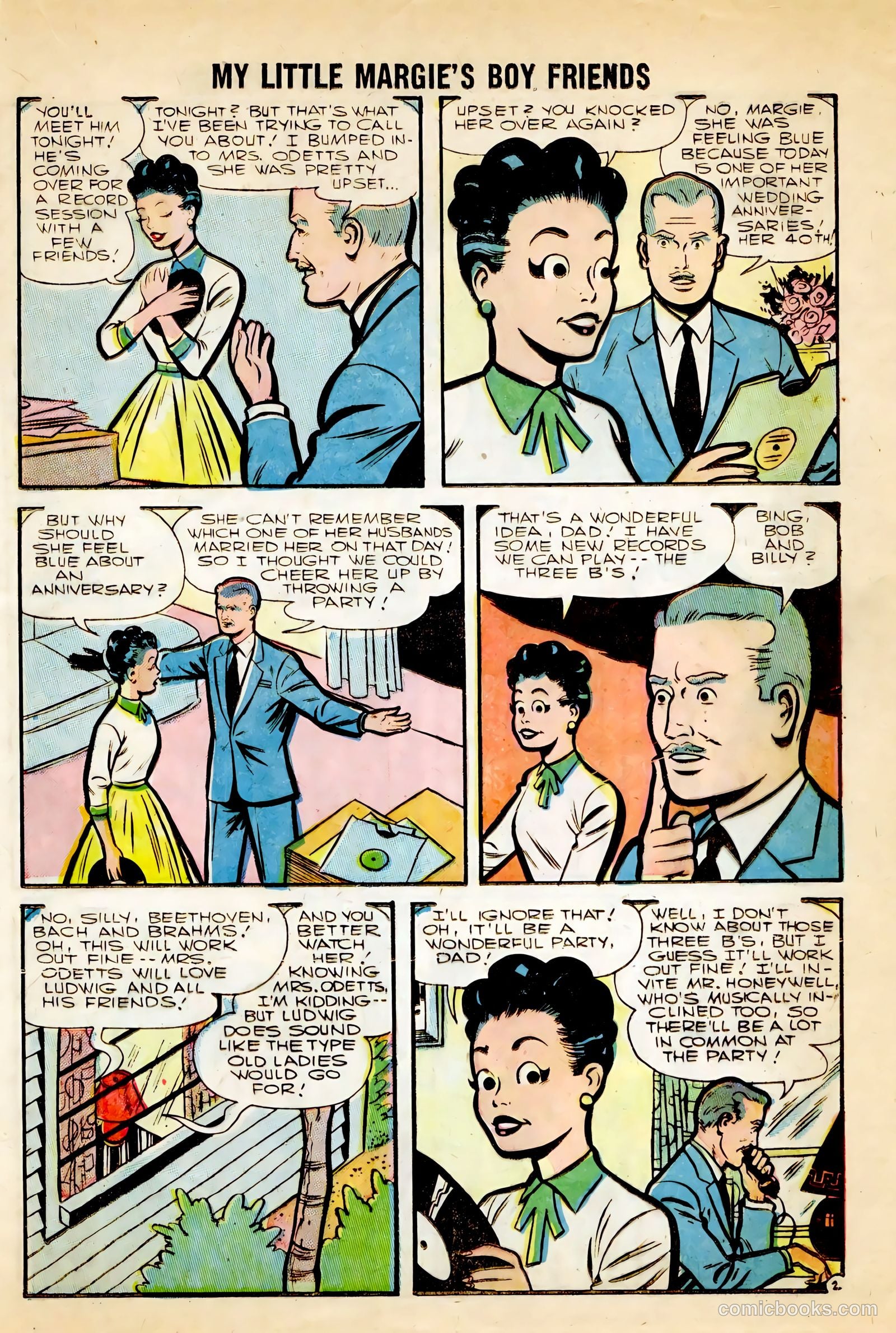 My Little Margie's Boy Friends #5 (1956) — page 21 of 36