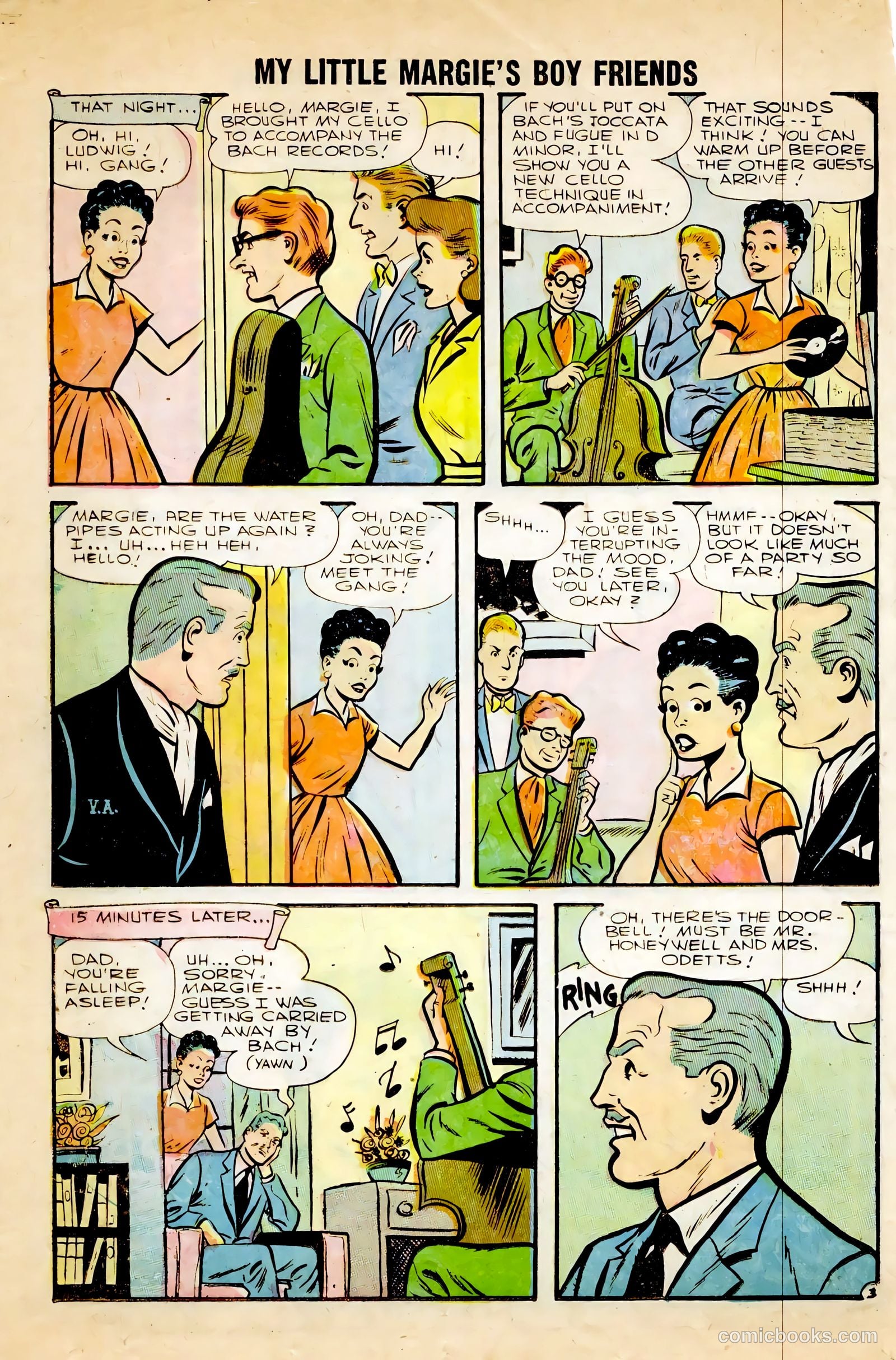 My Little Margie's Boy Friends #5 (1956) — page 22 of 36