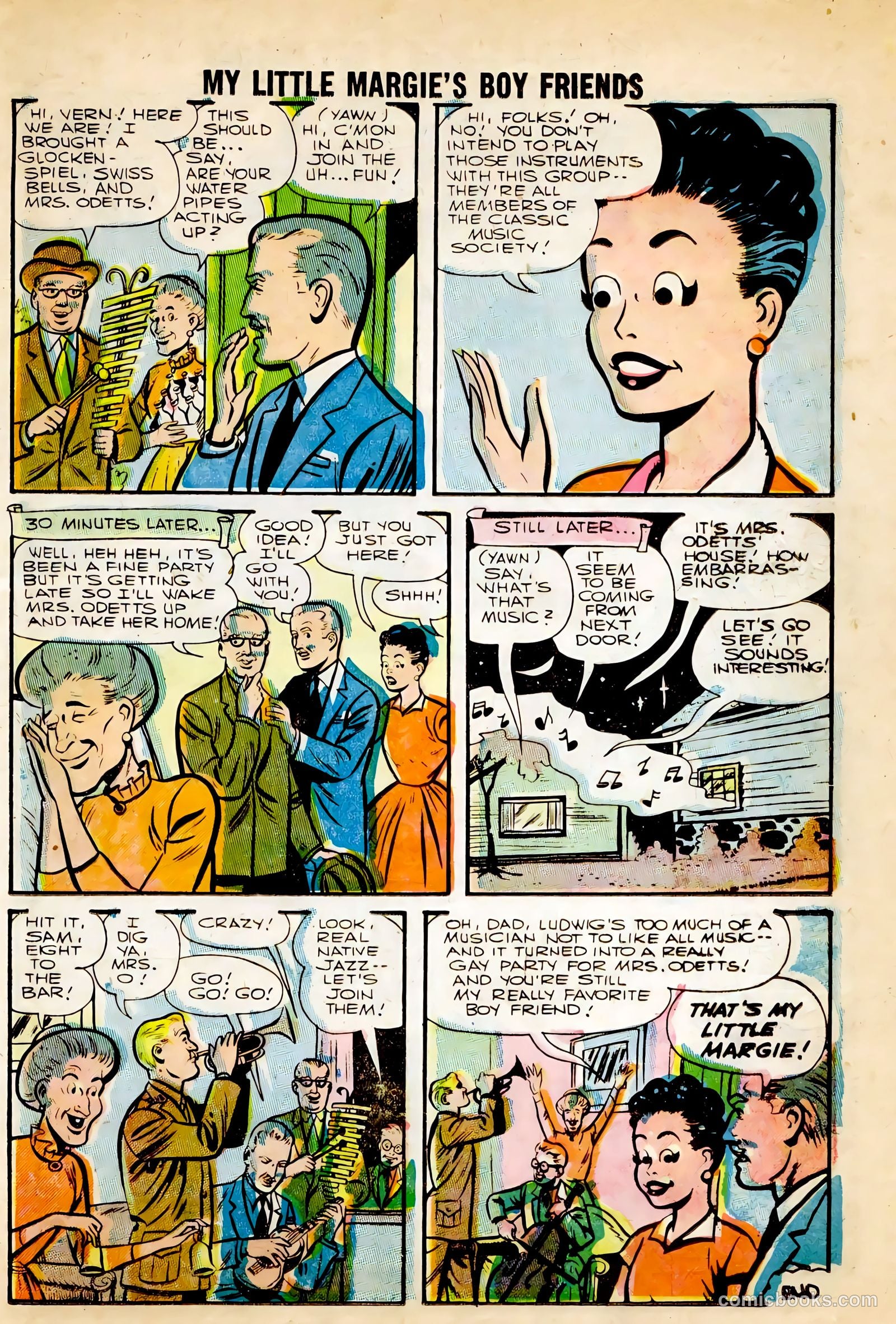 My Little Margie's Boy Friends #5 (1956) — page 23 of 36