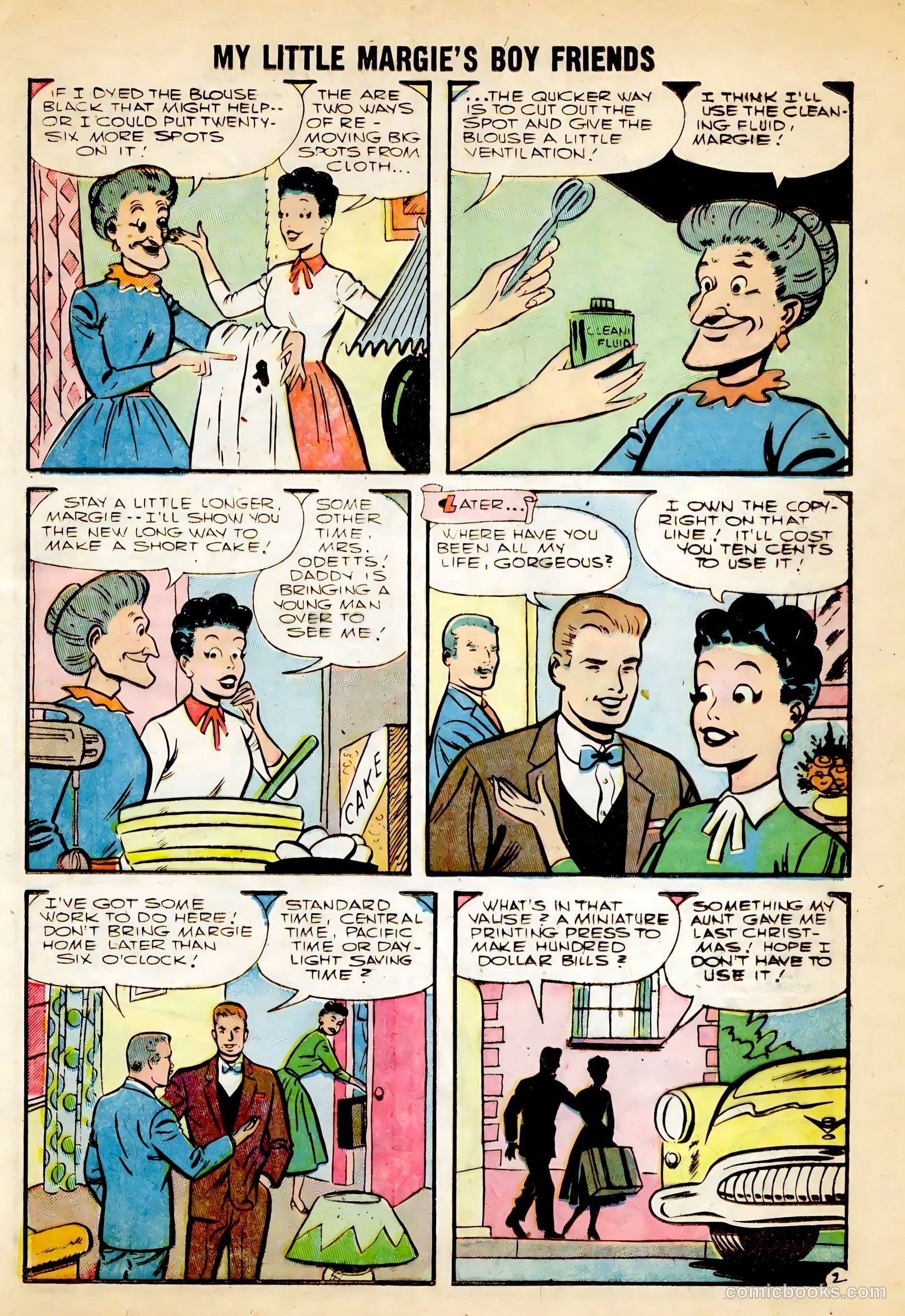 My Little Margie's Boy Friends #5 (1956) — page 25 of 36