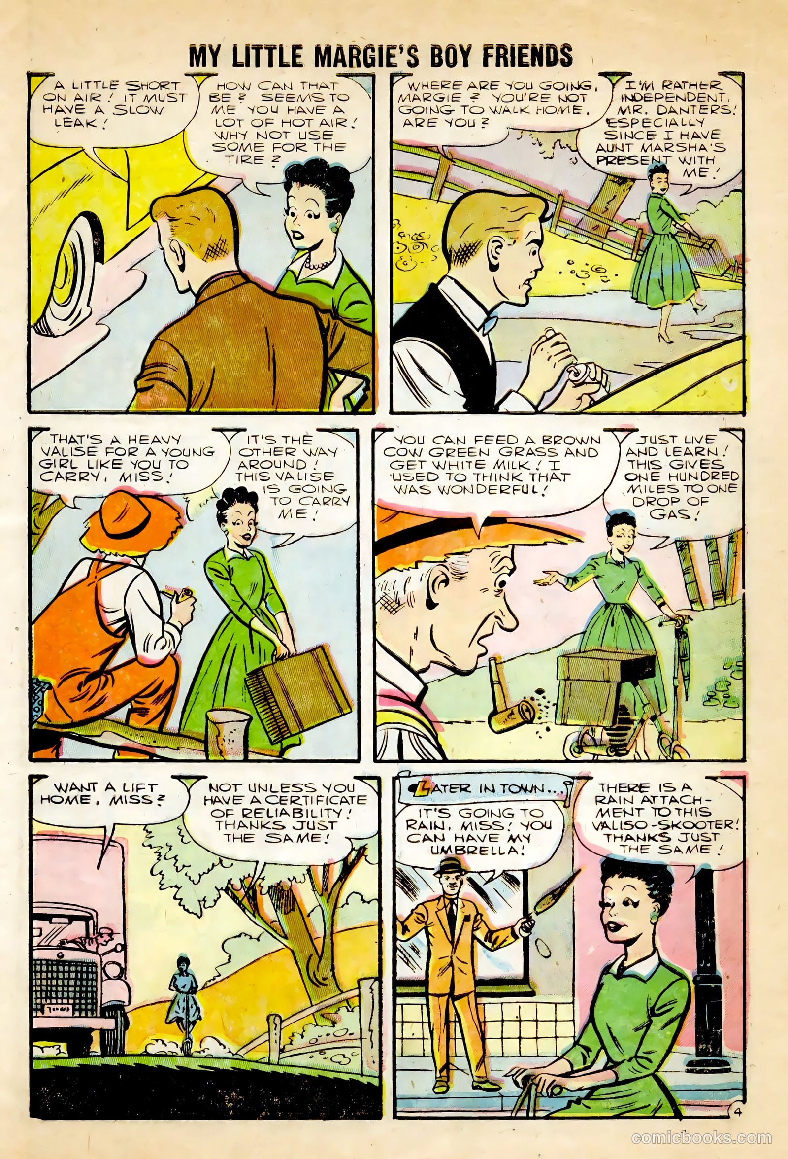 My Little Margie's Boy Friends #5 (1956) — page 27 of 36
