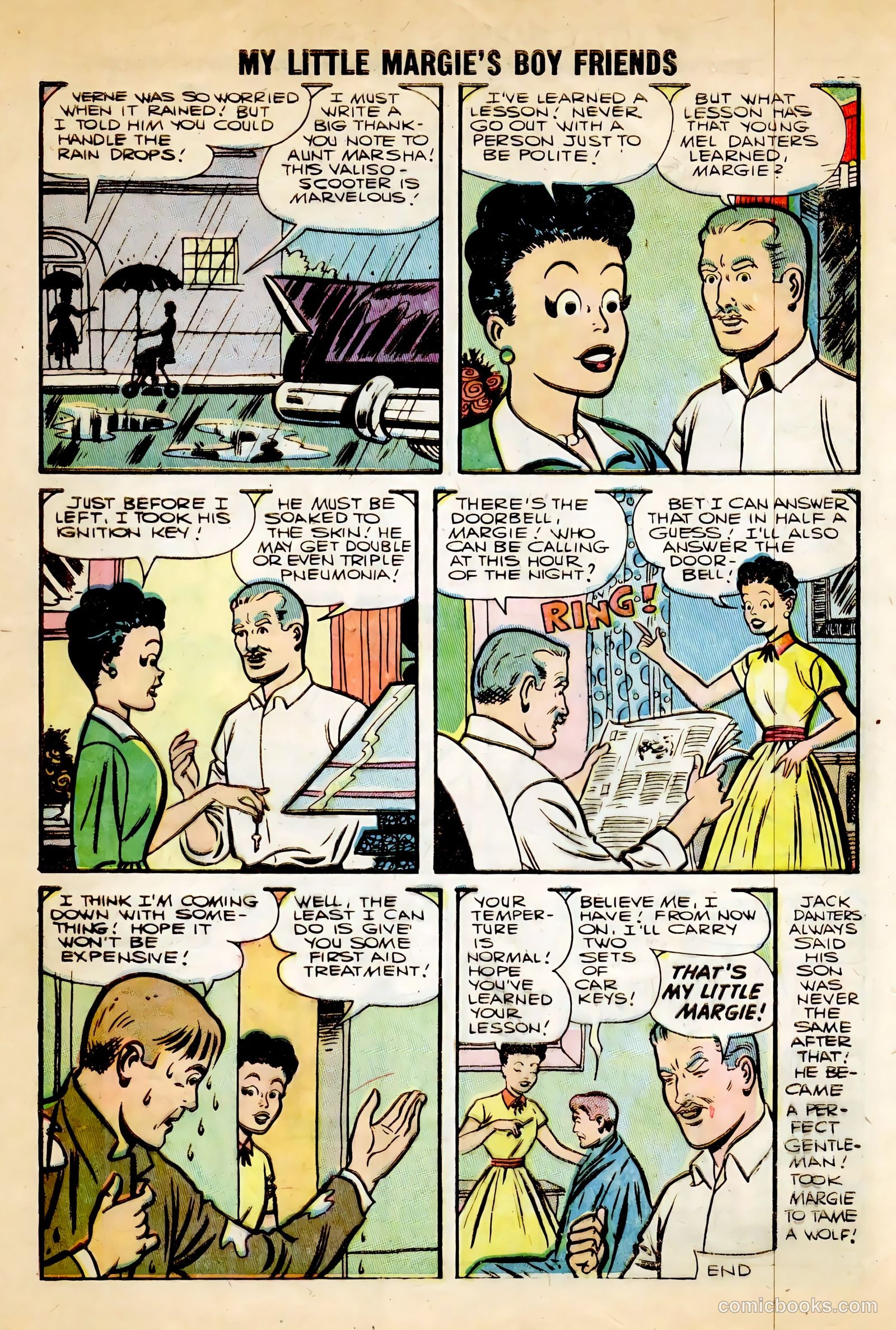 My Little Margie's Boy Friends #5 (1956) — page 28 of 36