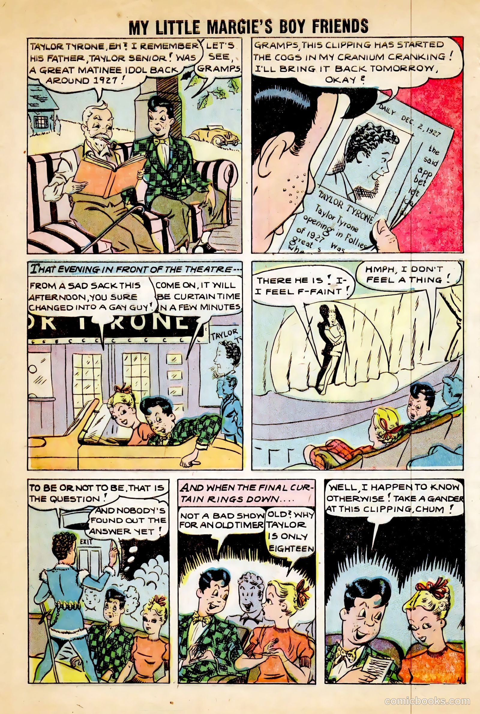My Little Margie's Boy Friends #5 (1956) — page 32 of 36