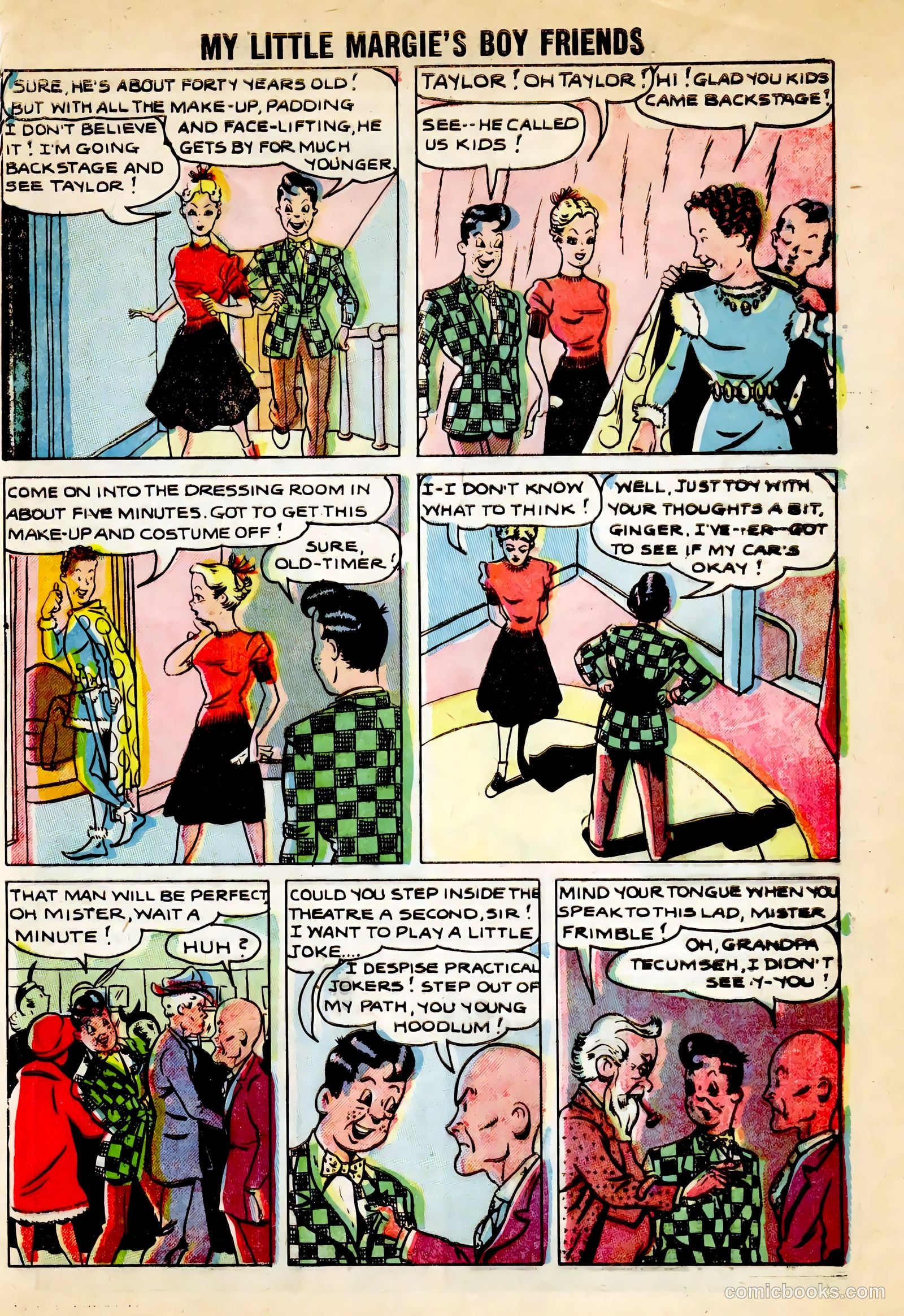 My Little Margie's Boy Friends #5 (1956) — page 33 of 36