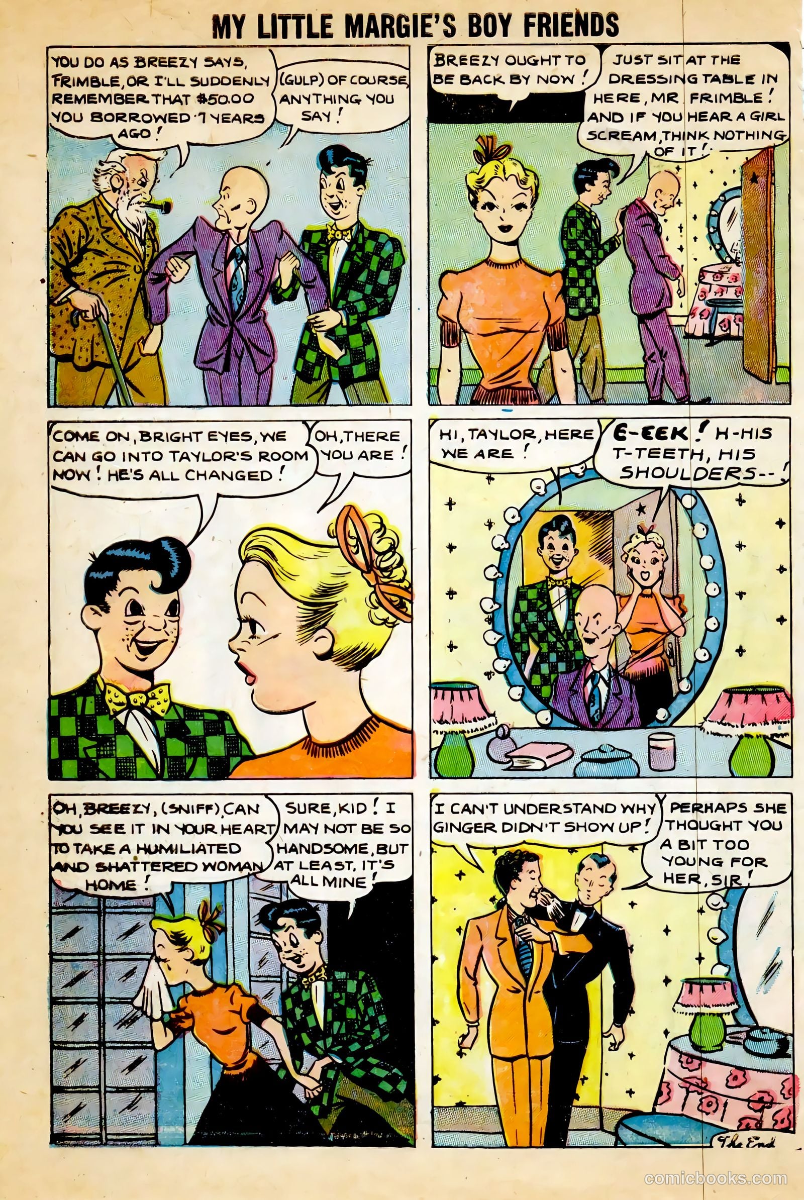 My Little Margie's Boy Friends #5 (1956) — page 34 of 36