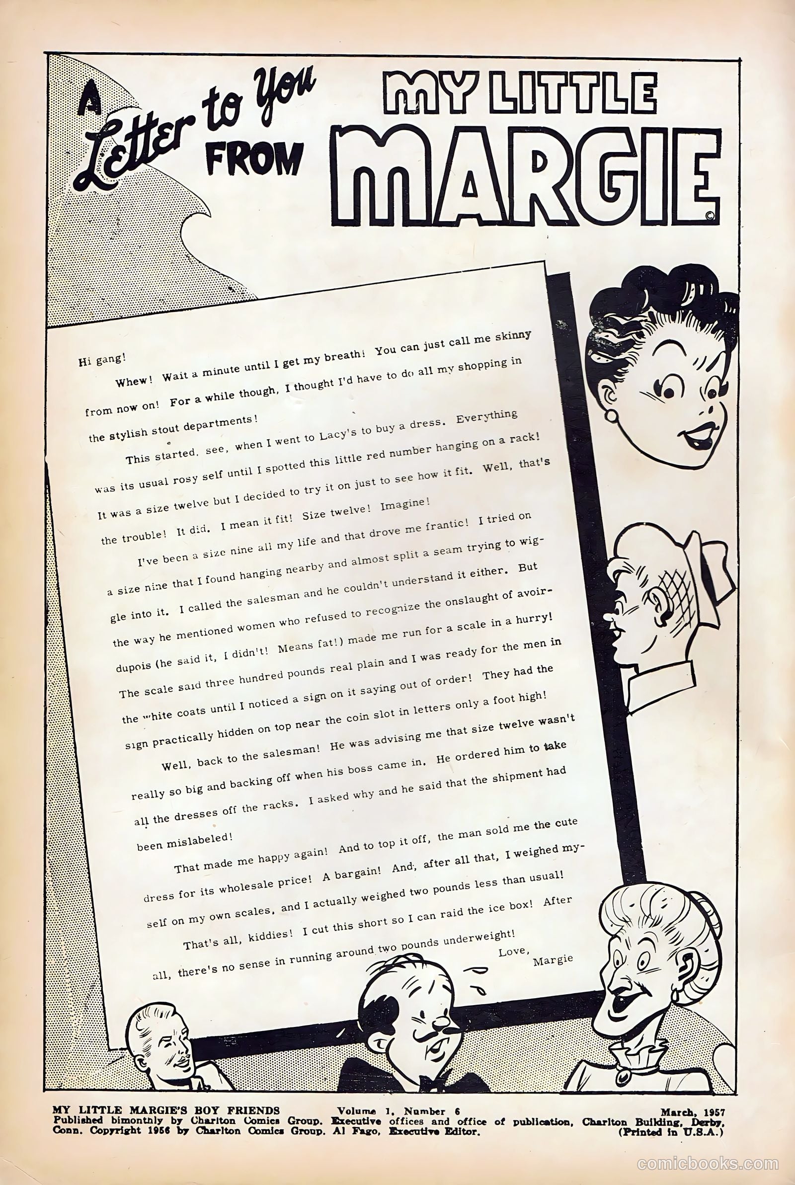My Little Margie's Boy Friends #6 (1957) — page 2 of 36