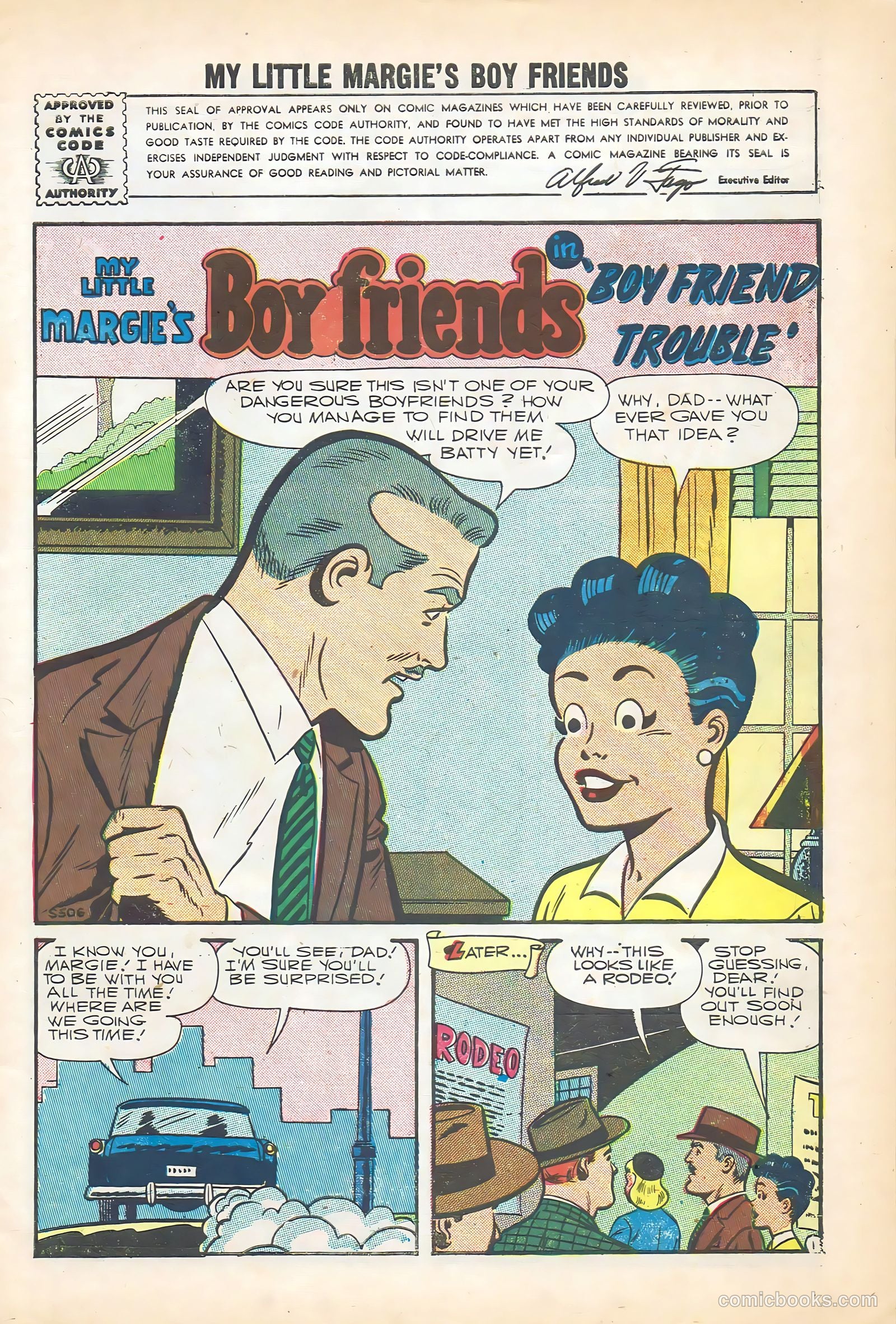 My Little Margie's Boy Friends #6 (1957) — page 3 of 36