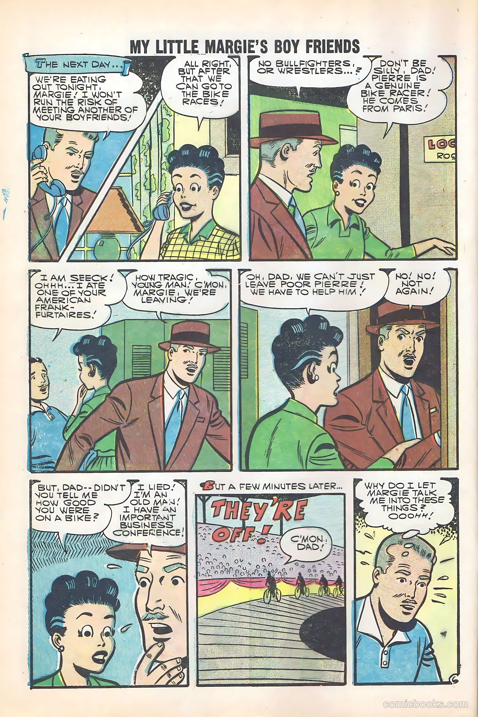 My Little Margie's Boy Friends #6 (1957) — page 8 of 36