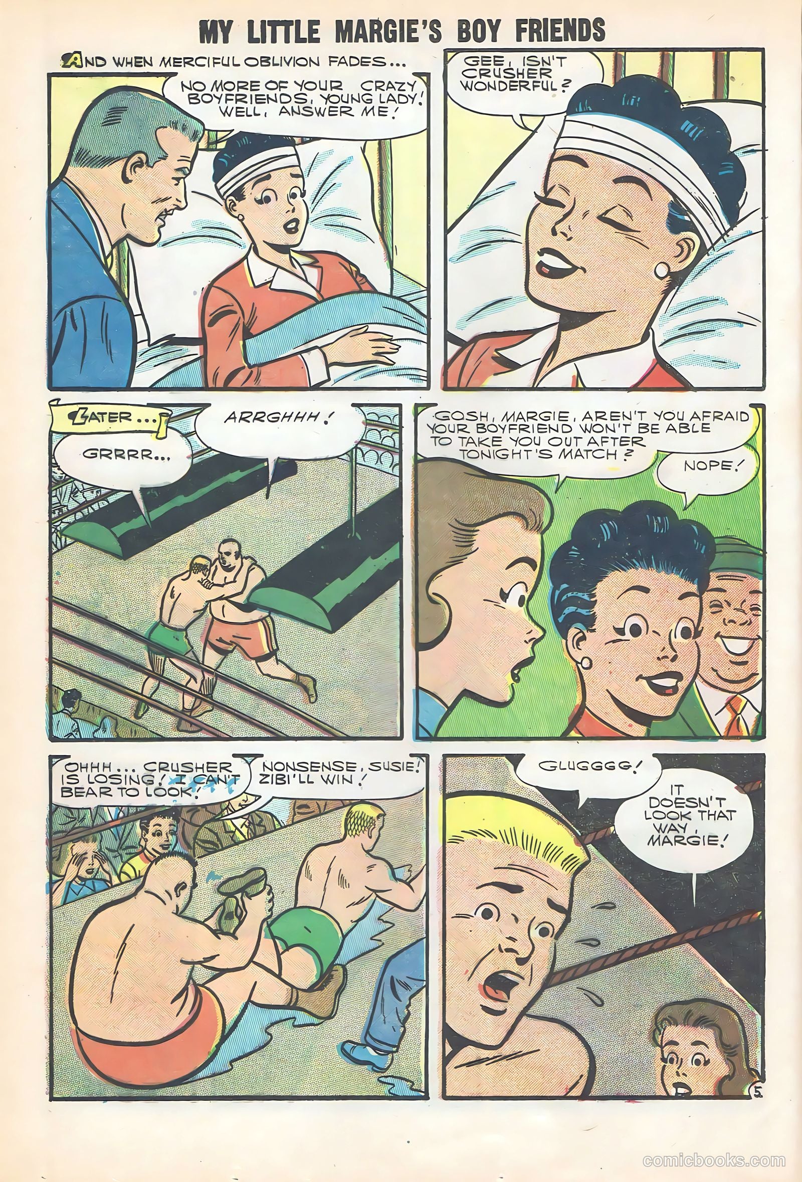 My Little Margie's Boy Friends #6 (1957) — page 16 of 36