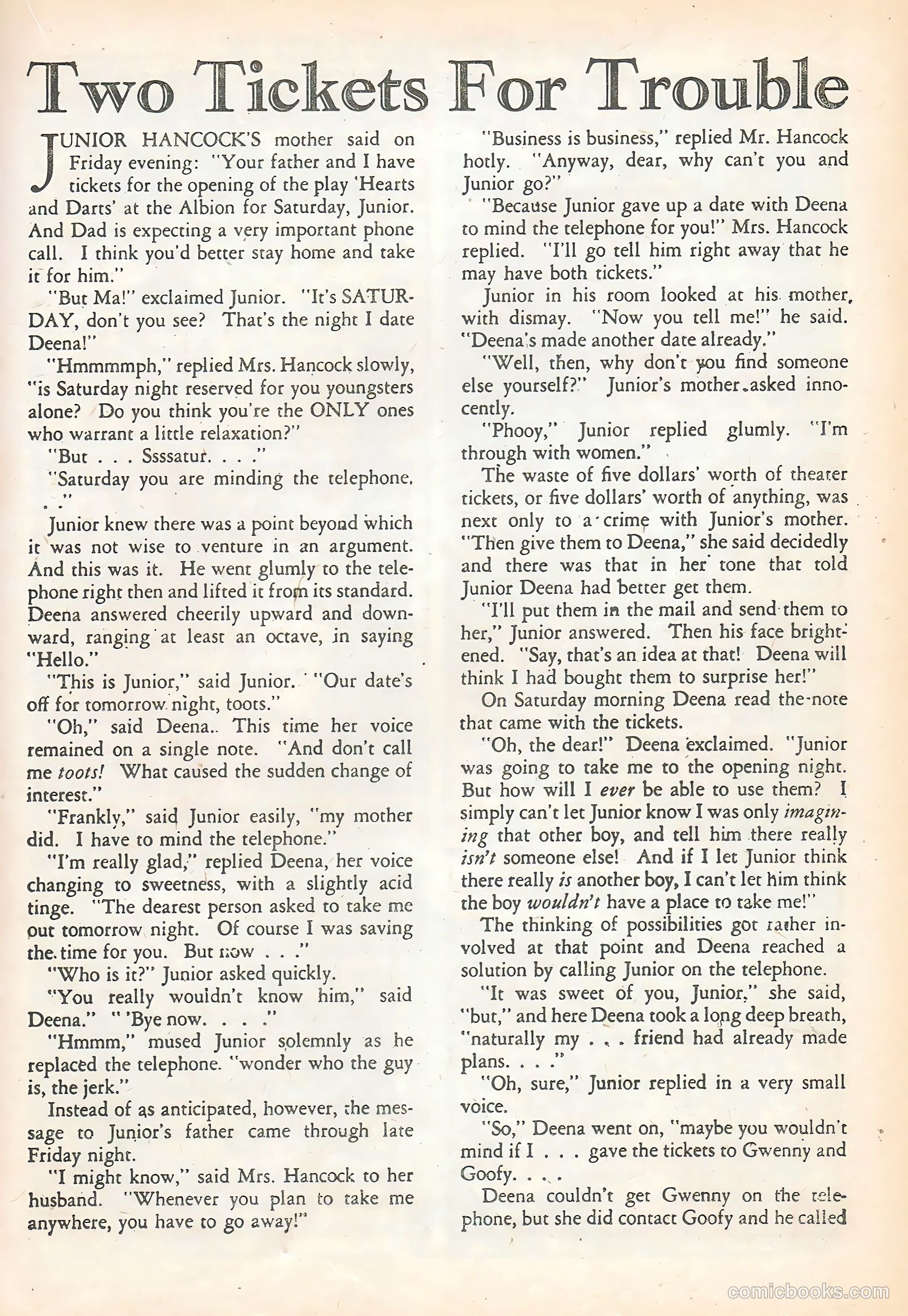 My Little Margie's Boy Friends #6 (1957) — page 21 of 36