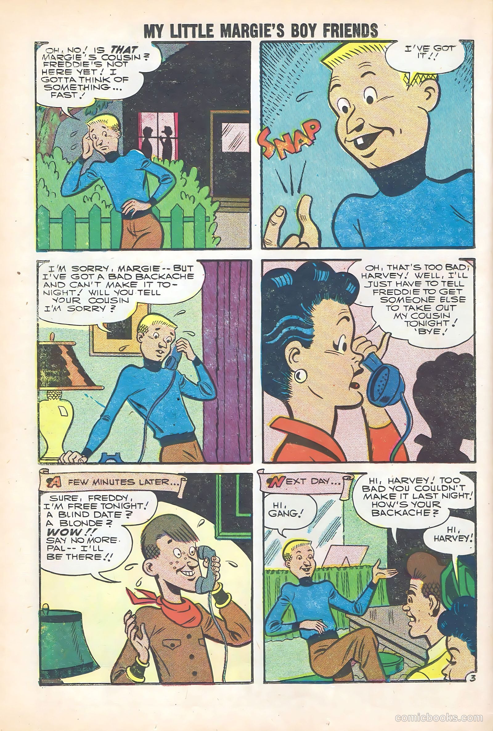 My Little Margie's Boy Friends #6 (1957) — page 26 of 36
