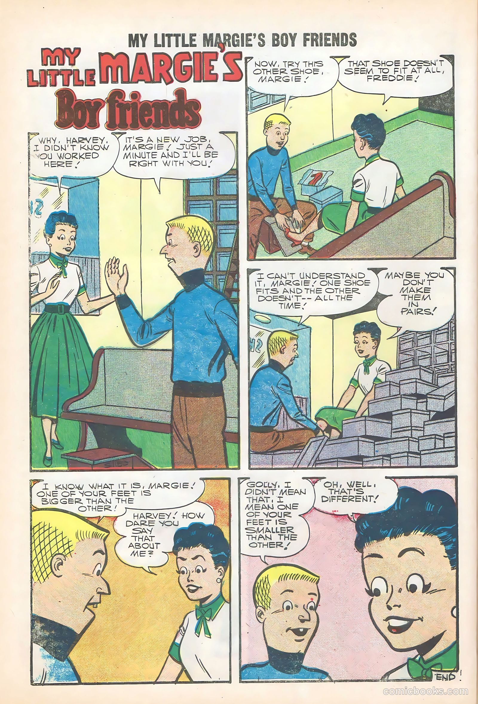 My Little Margie's Boy Friends #6 (1957) — page 28 of 36