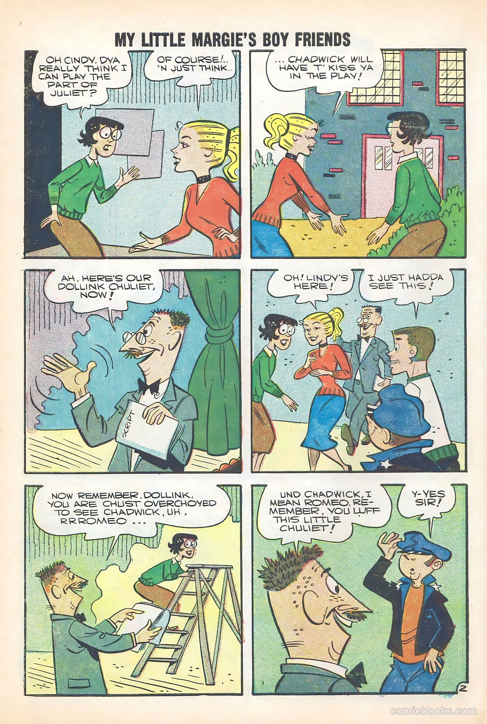 My Little Margie's Boy Friends #6 (1957) — page 30 of 36