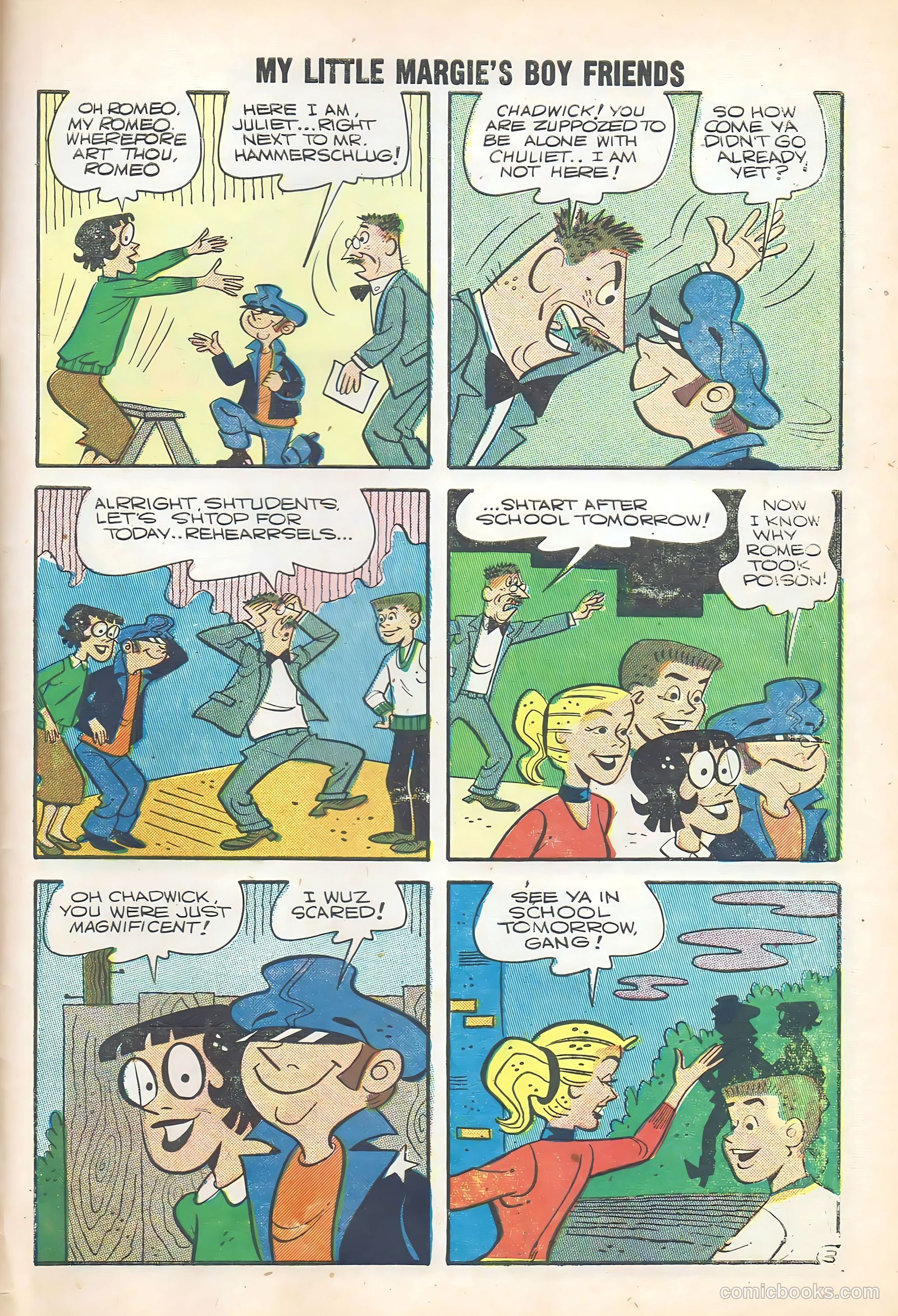 My Little Margie's Boy Friends #6 (1957) — page 31 of 36
