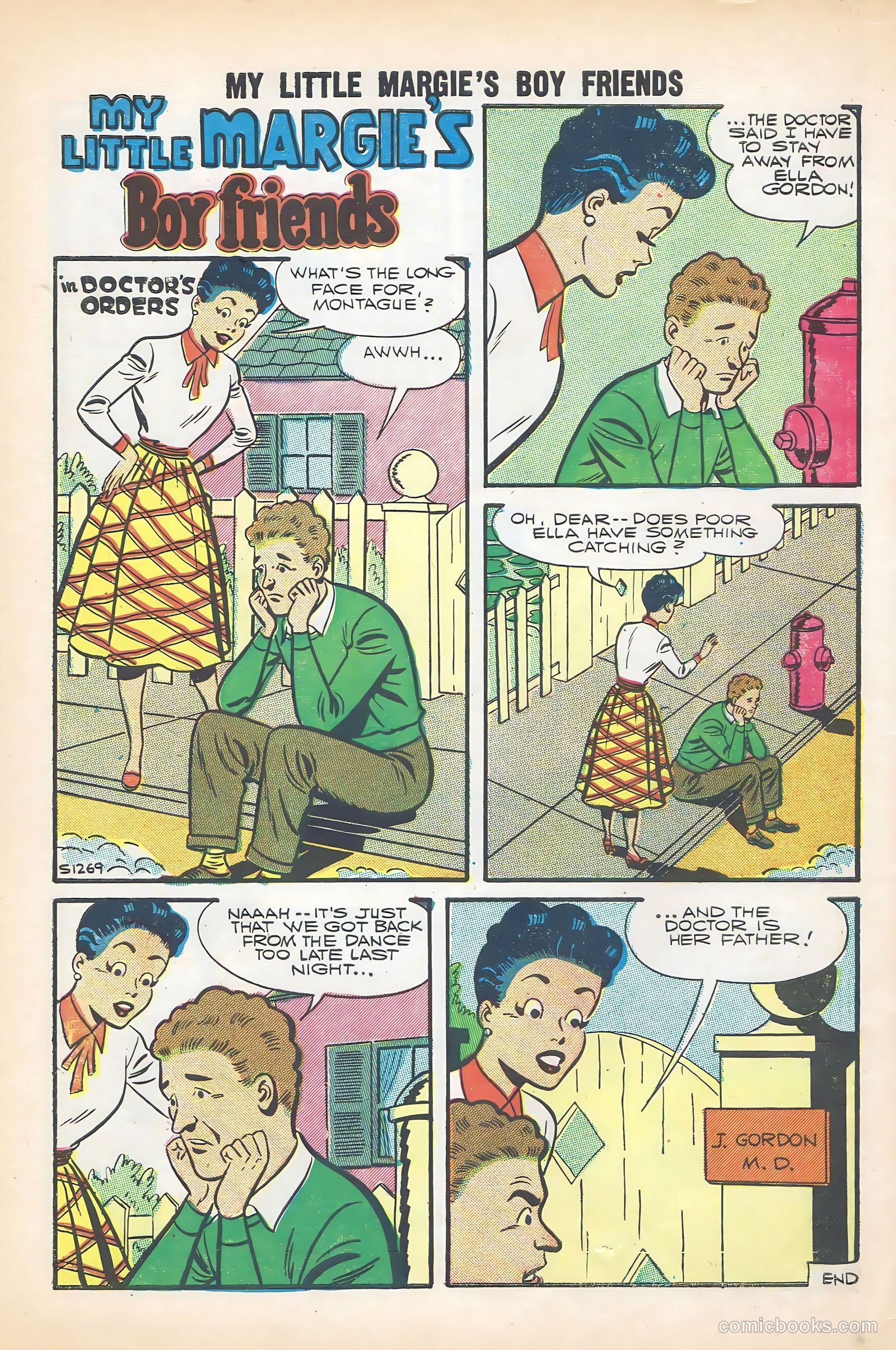 My Little Margie's Boy Friends #6 (1957) — page 34 of 36