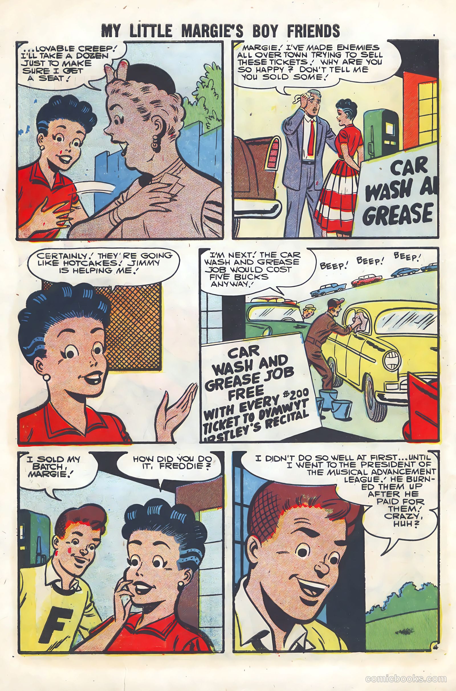 My Little Margie's Boy Friends #7 (1957) — page 6 of 37