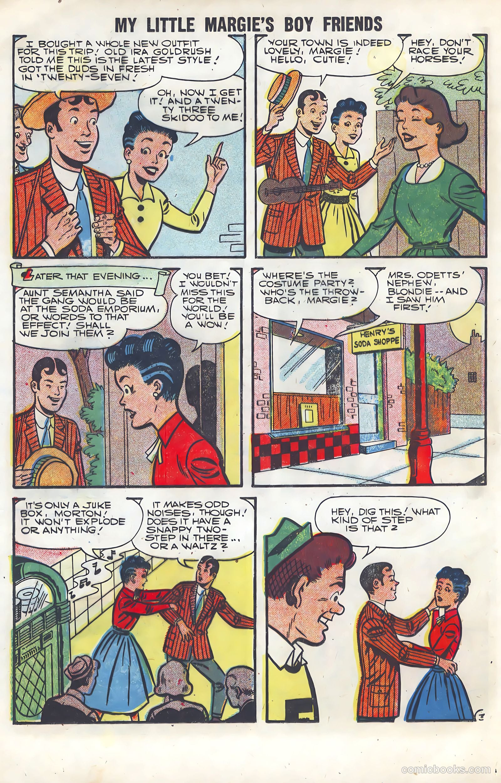My Little Margie's Boy Friends #7 (1957) — page 20 of 37