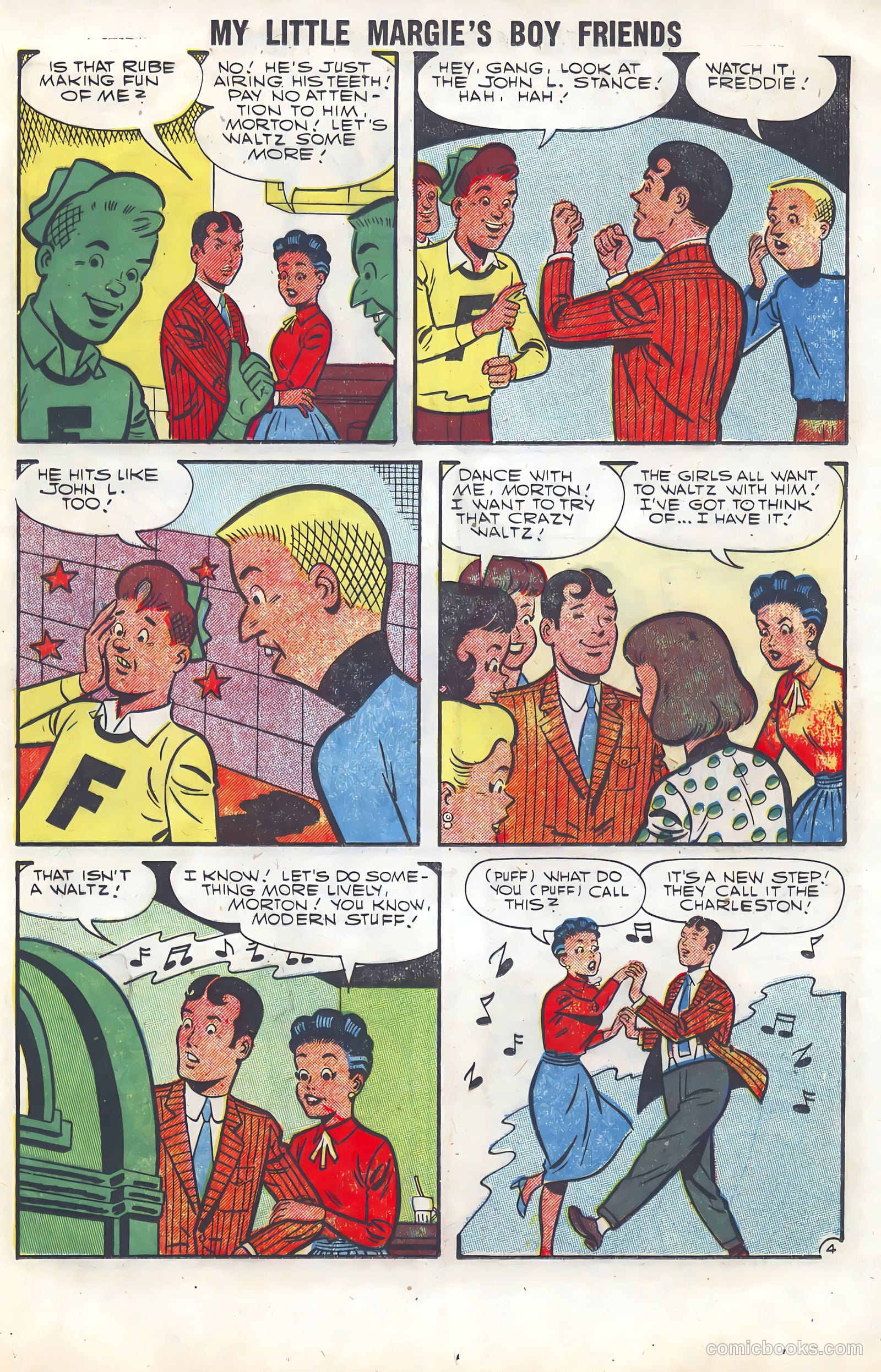 My Little Margie's Boy Friends #7 (1957) — page 21 of 37