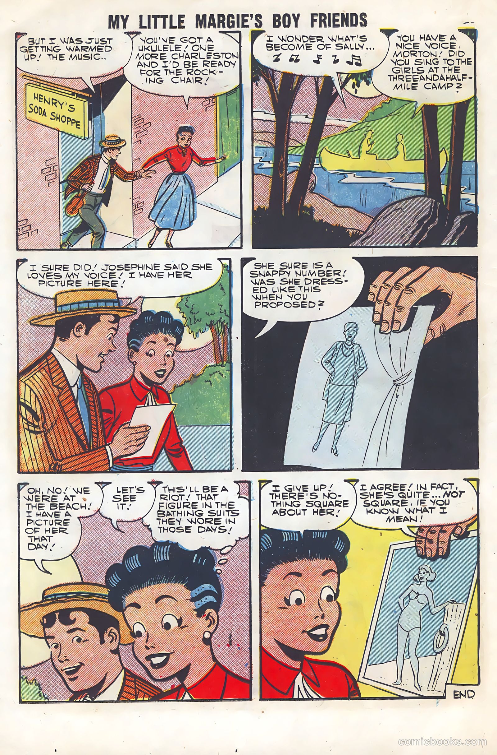 My Little Margie's Boy Friends #7 (1957) — page 22 of 37