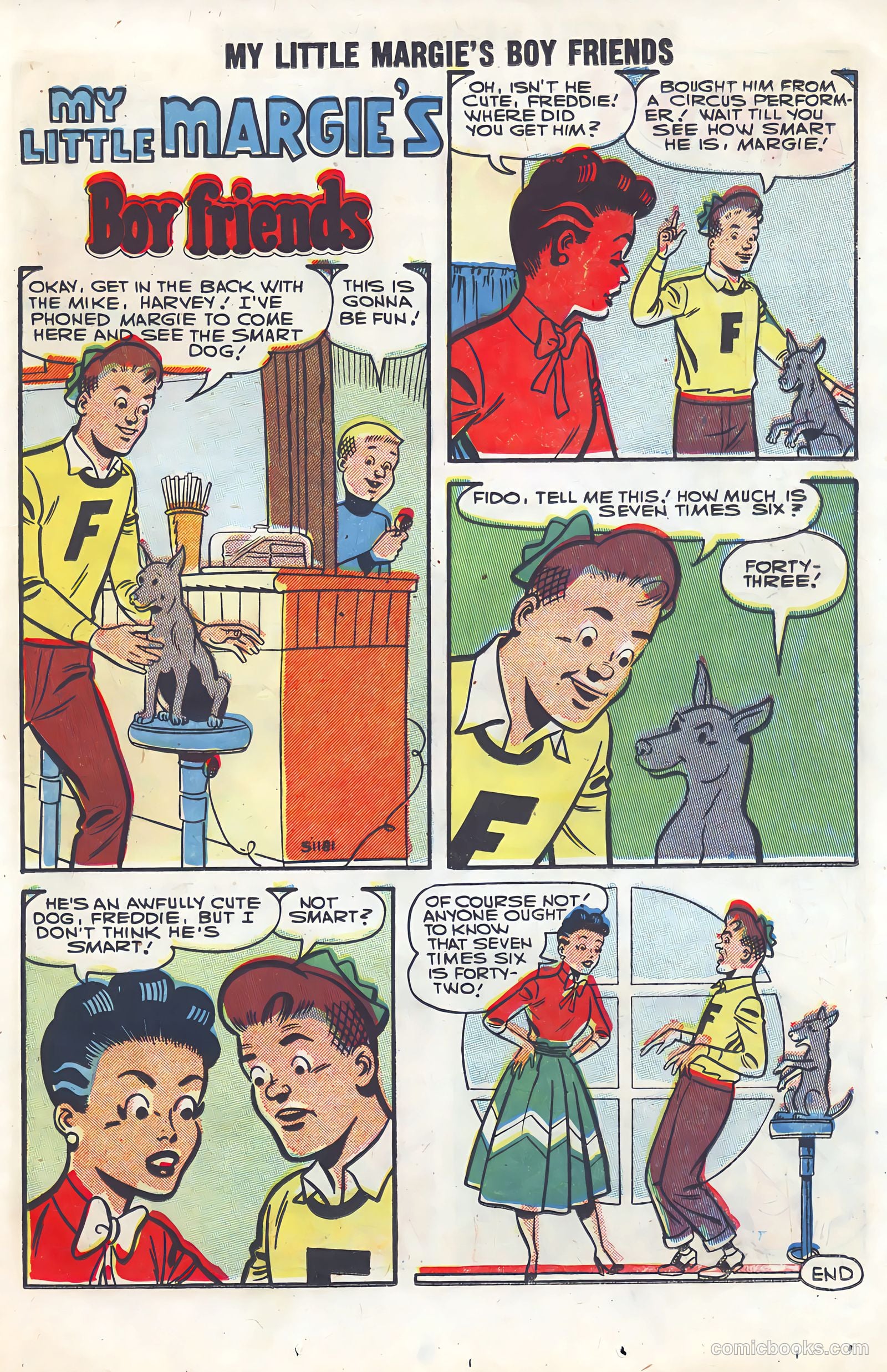 My Little Margie's Boy Friends #7 (1957) — page 23 of 37