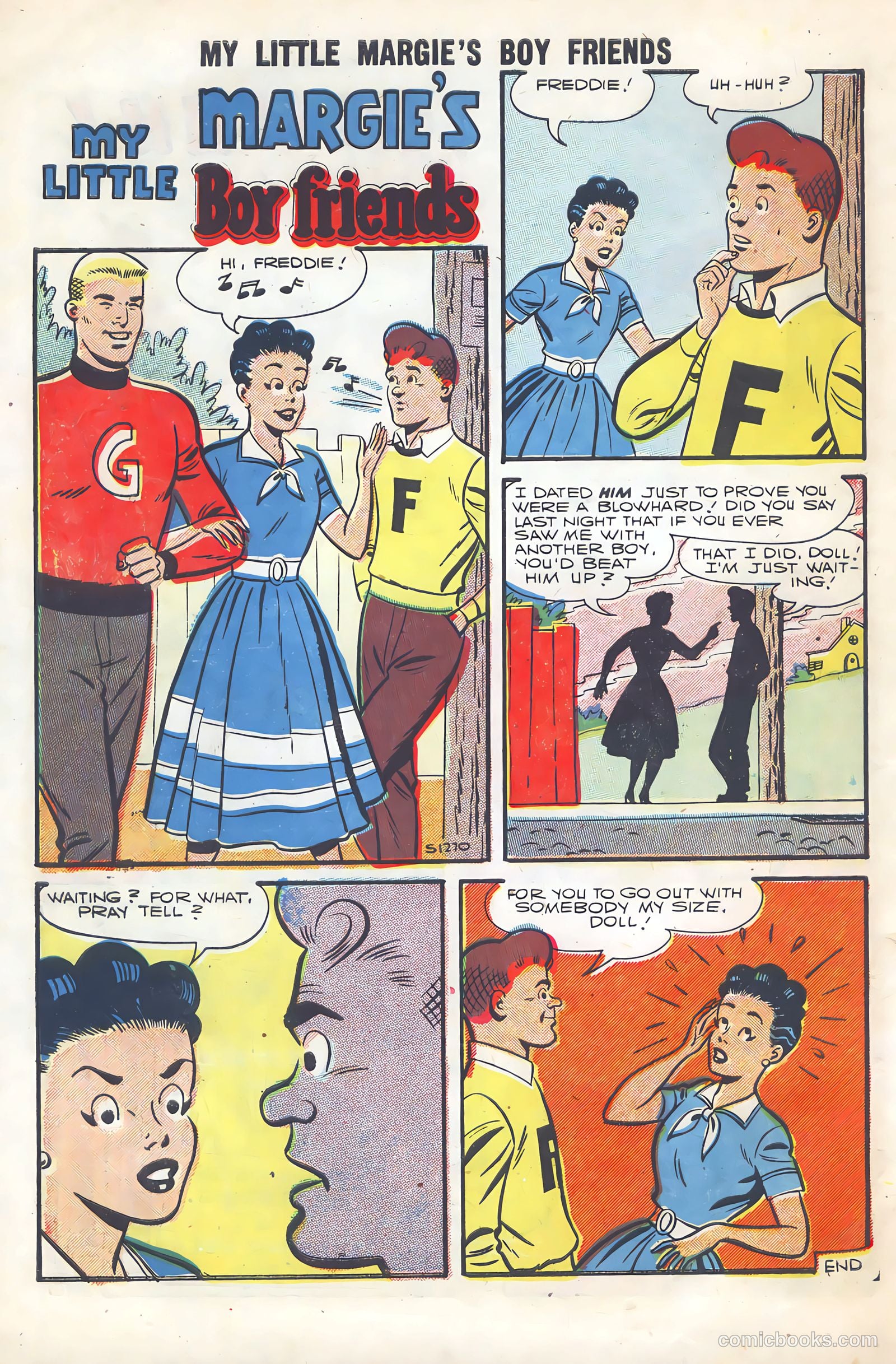 My Little Margie's Boy Friends #7 (1957) — page 34 of 37