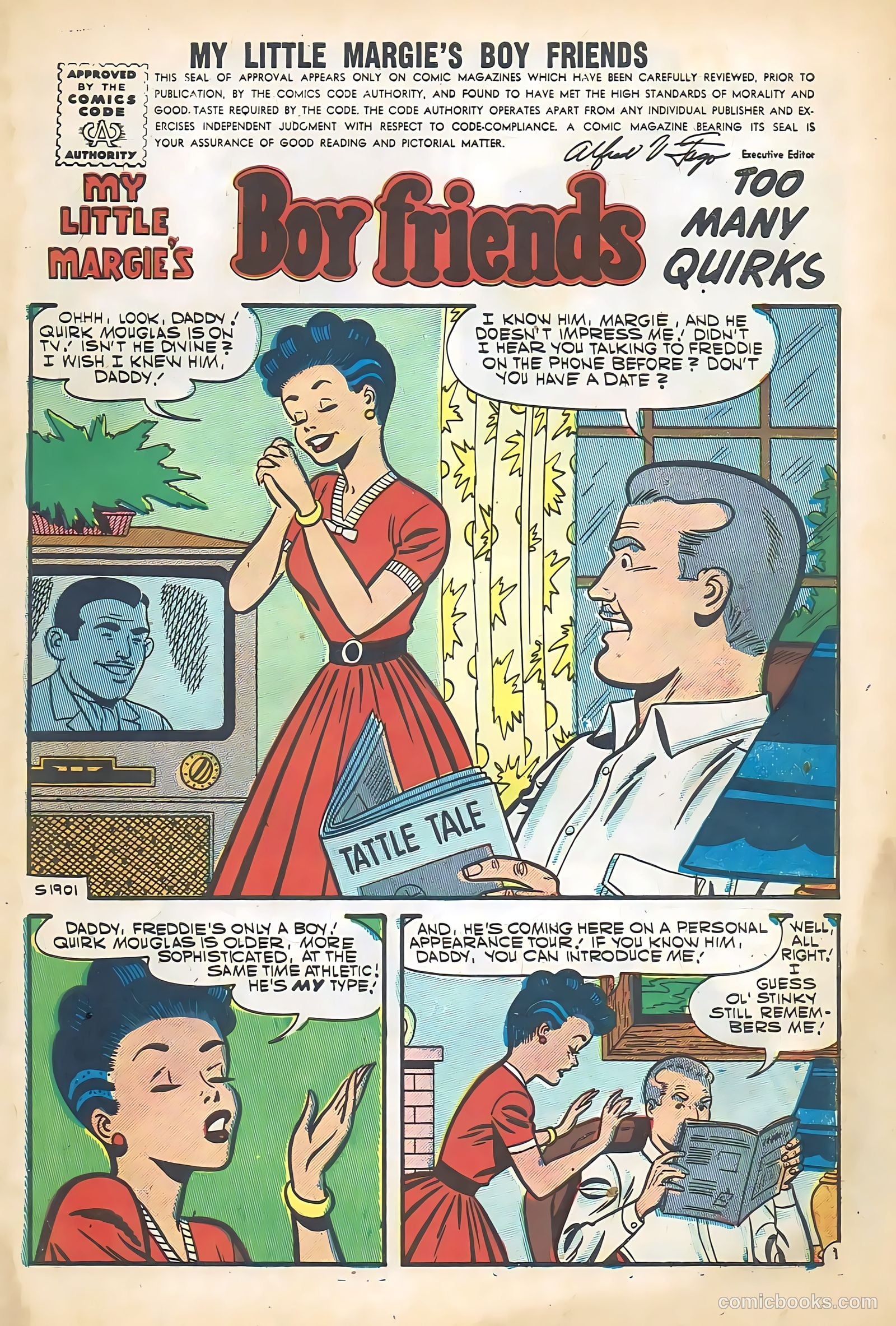 My Little Margie's Boy Friends #8 (1957) — page 3 of 36