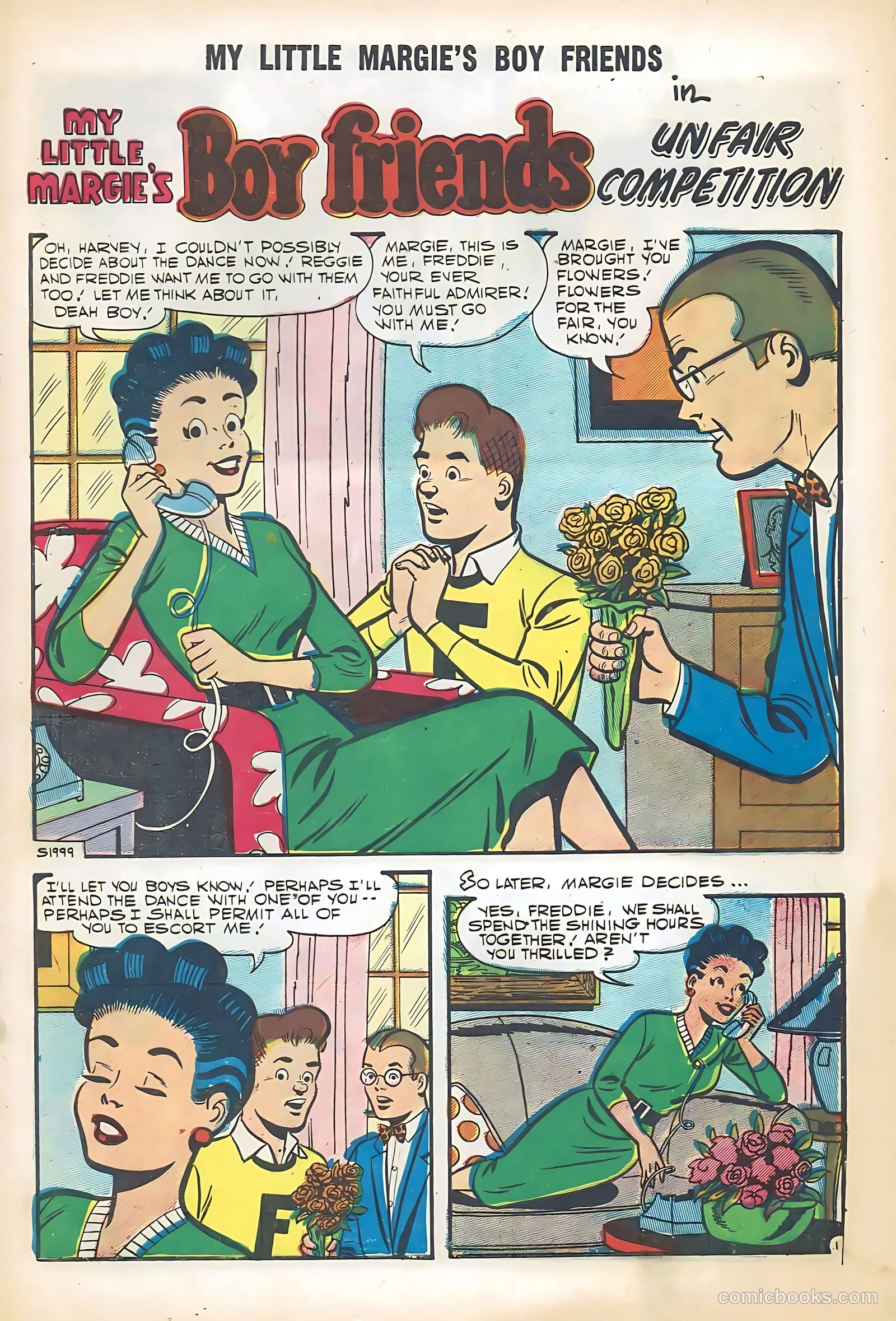 My Little Margie's Boy Friends #8 (1957) — page 9 of 36