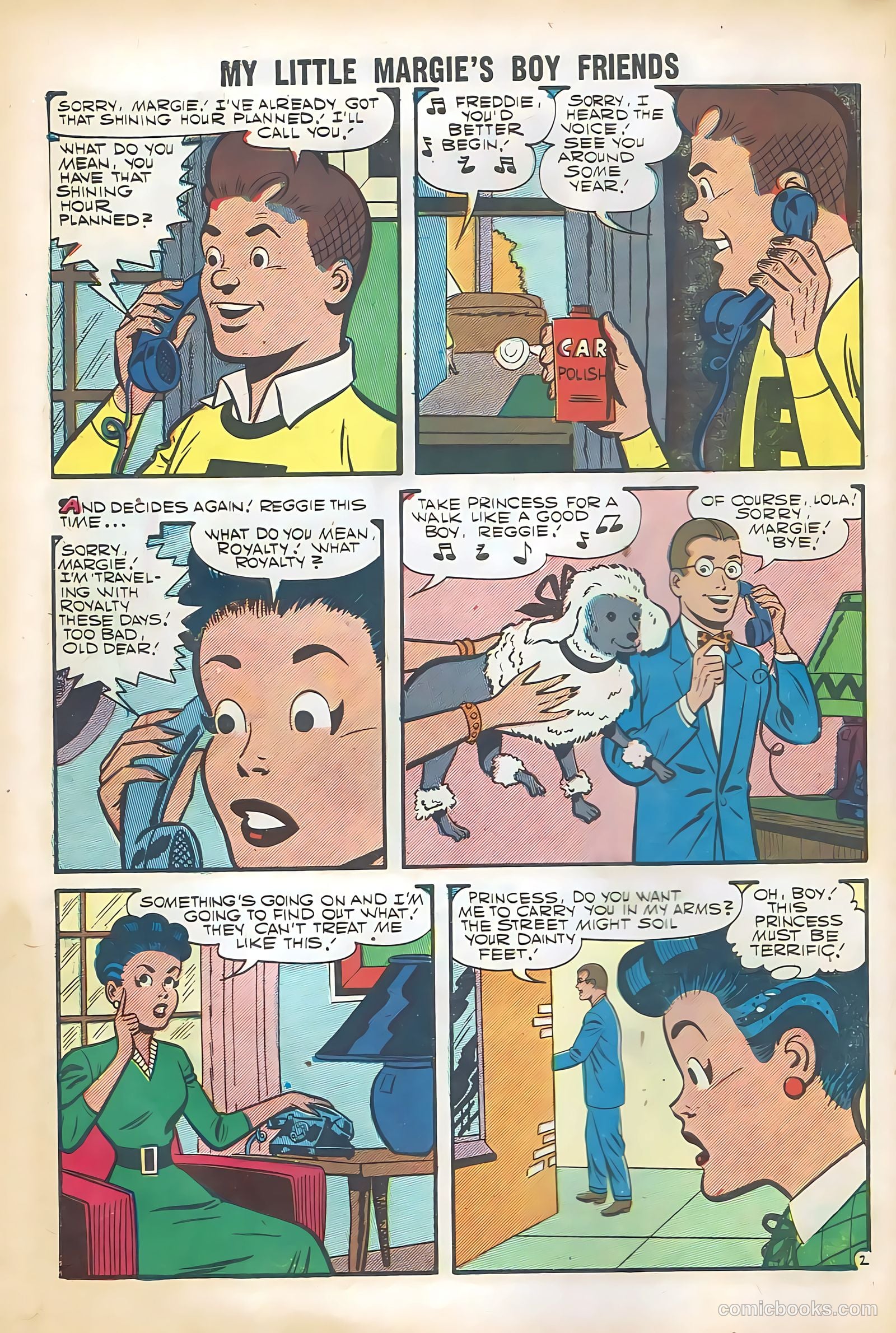 My Little Margie's Boy Friends #8 (1957) — page 10 of 36