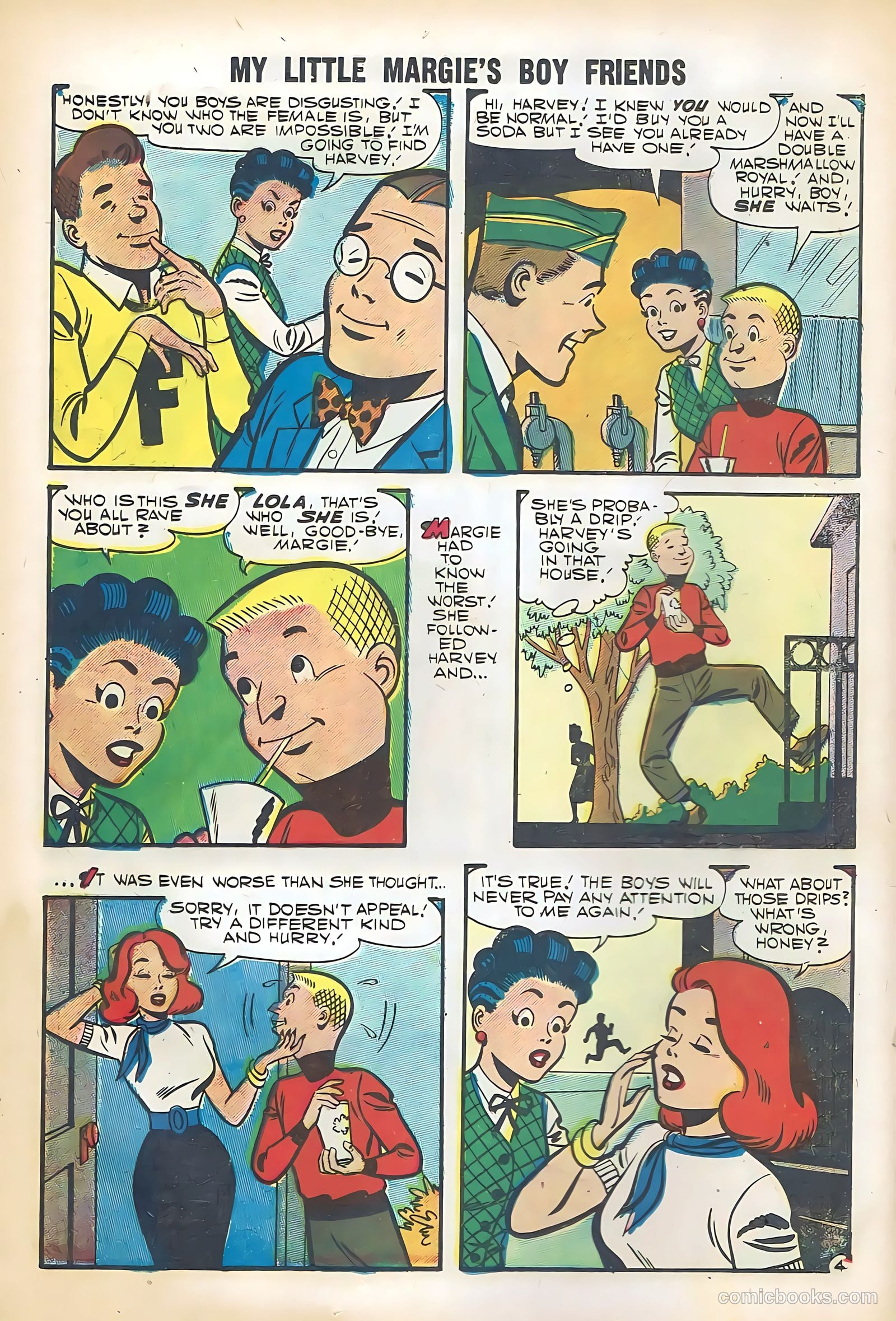 My Little Margie's Boy Friends #8 (1957) — page 12 of 36