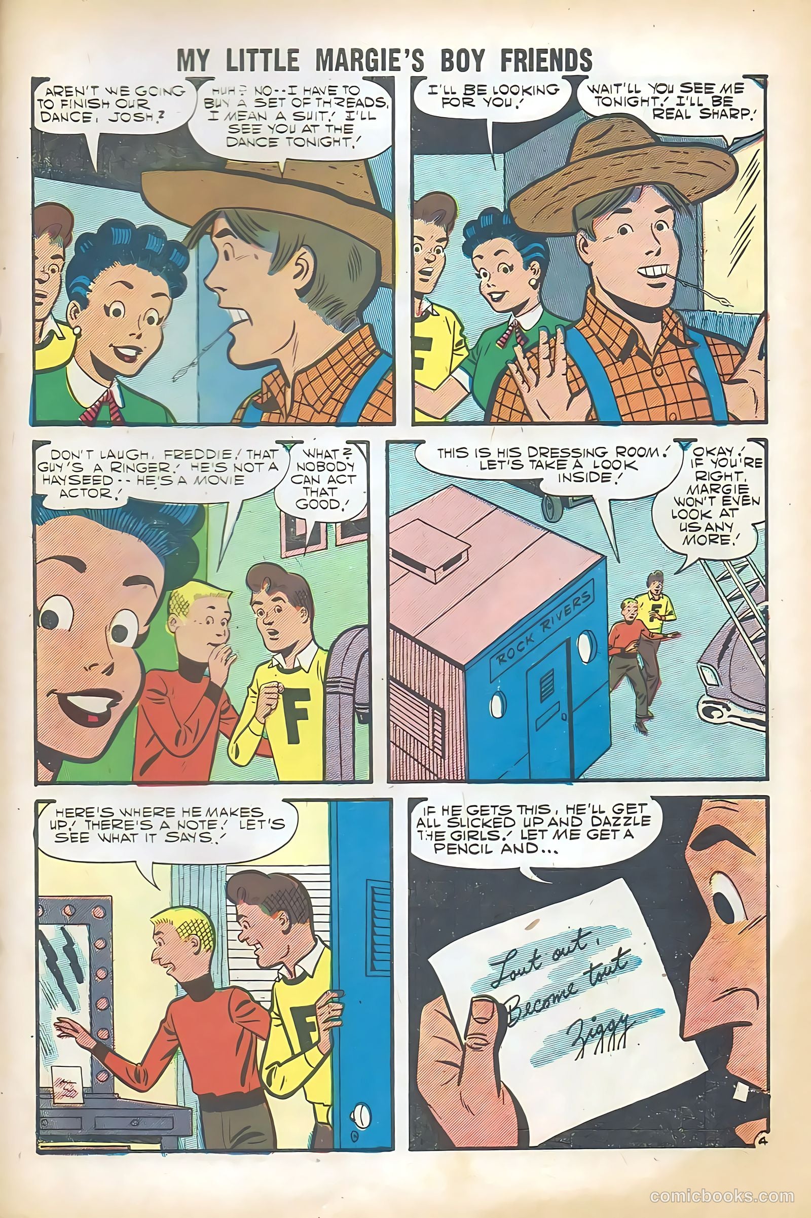My Little Margie's Boy Friends #8 (1957) — page 27 of 36