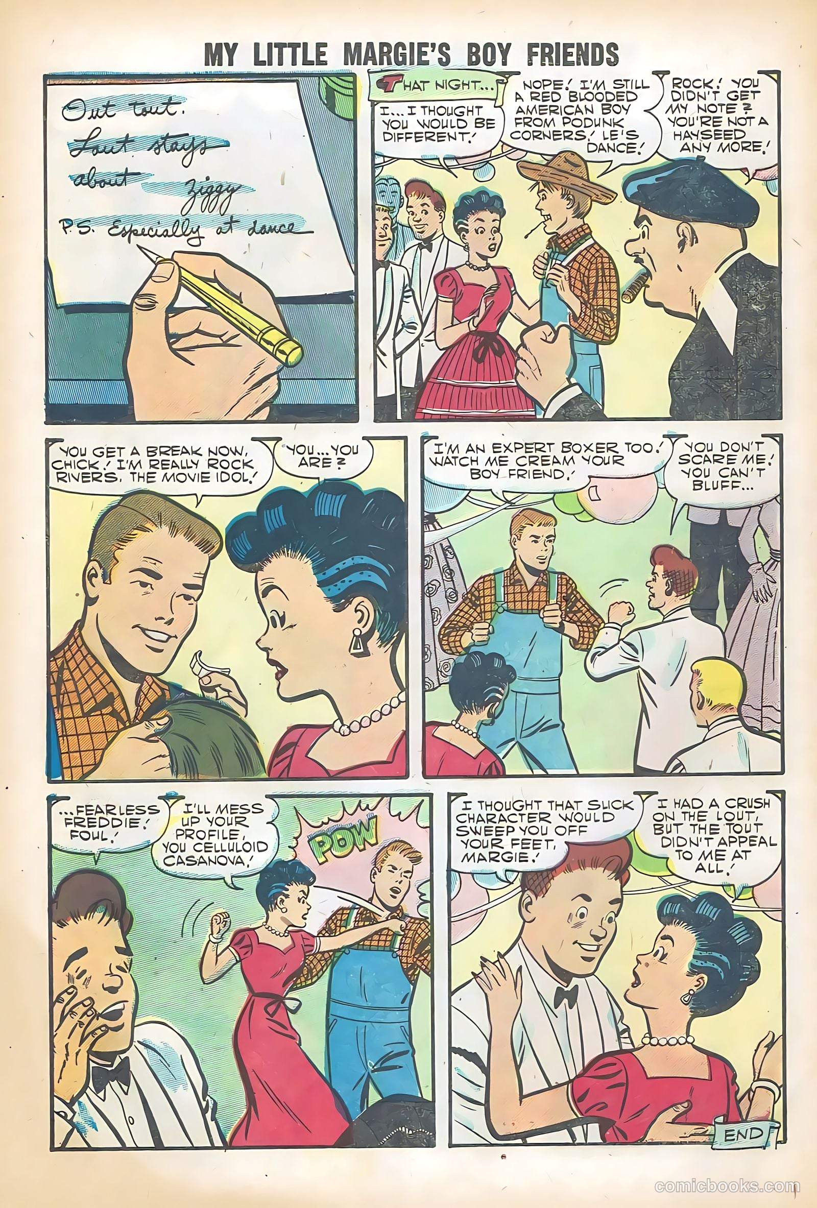 My Little Margie's Boy Friends #8 (1957) — page 28 of 36