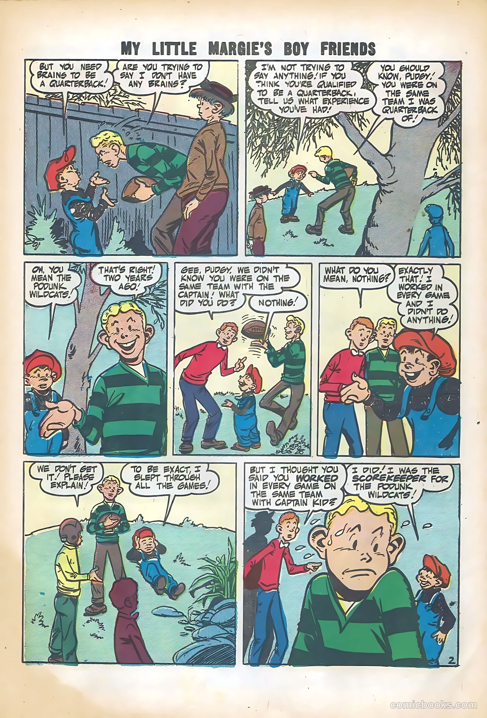 My Little Margie's Boy Friends #8 (1957) — page 30 of 36