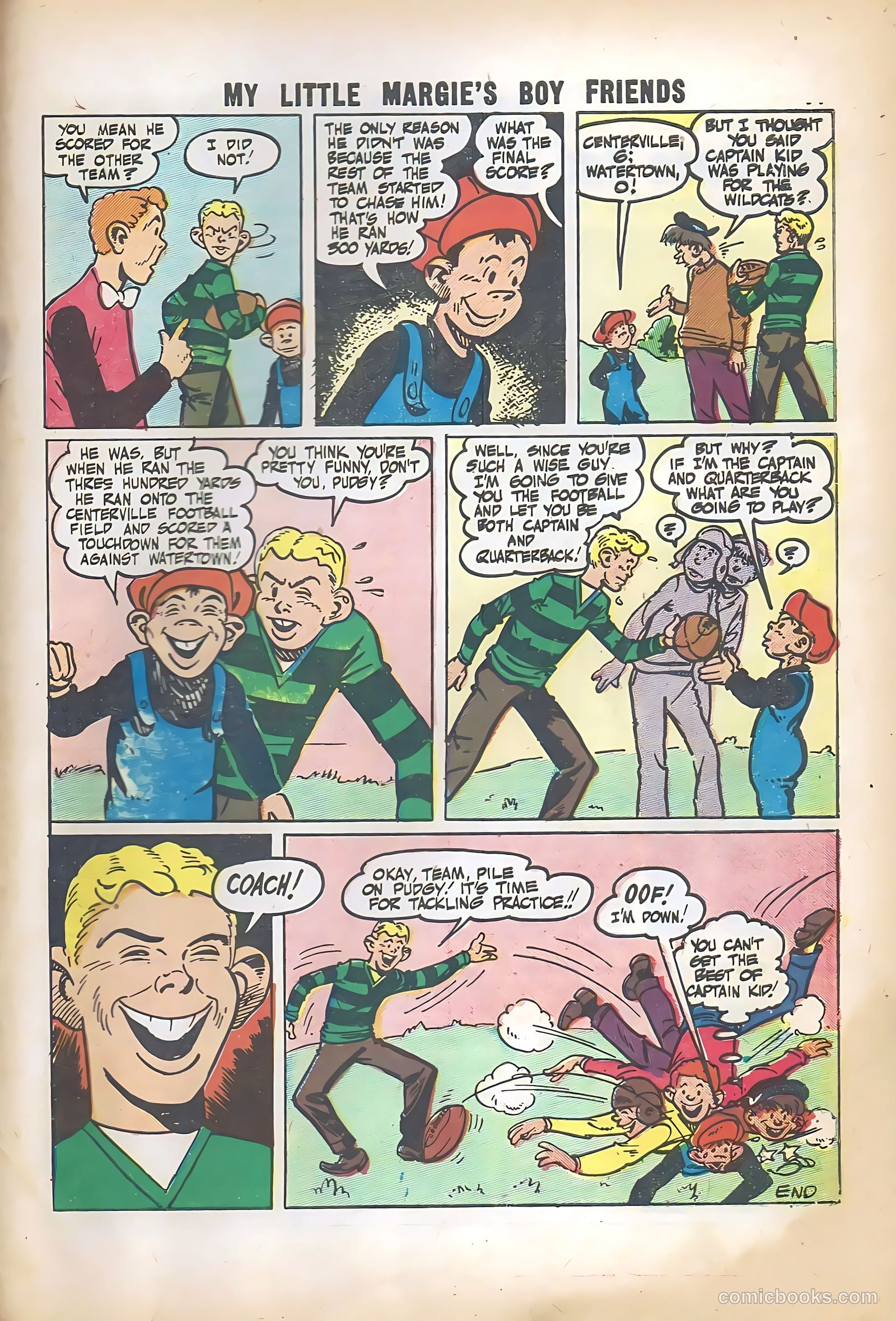 My Little Margie's Boy Friends #8 (1957) — page 33 of 36