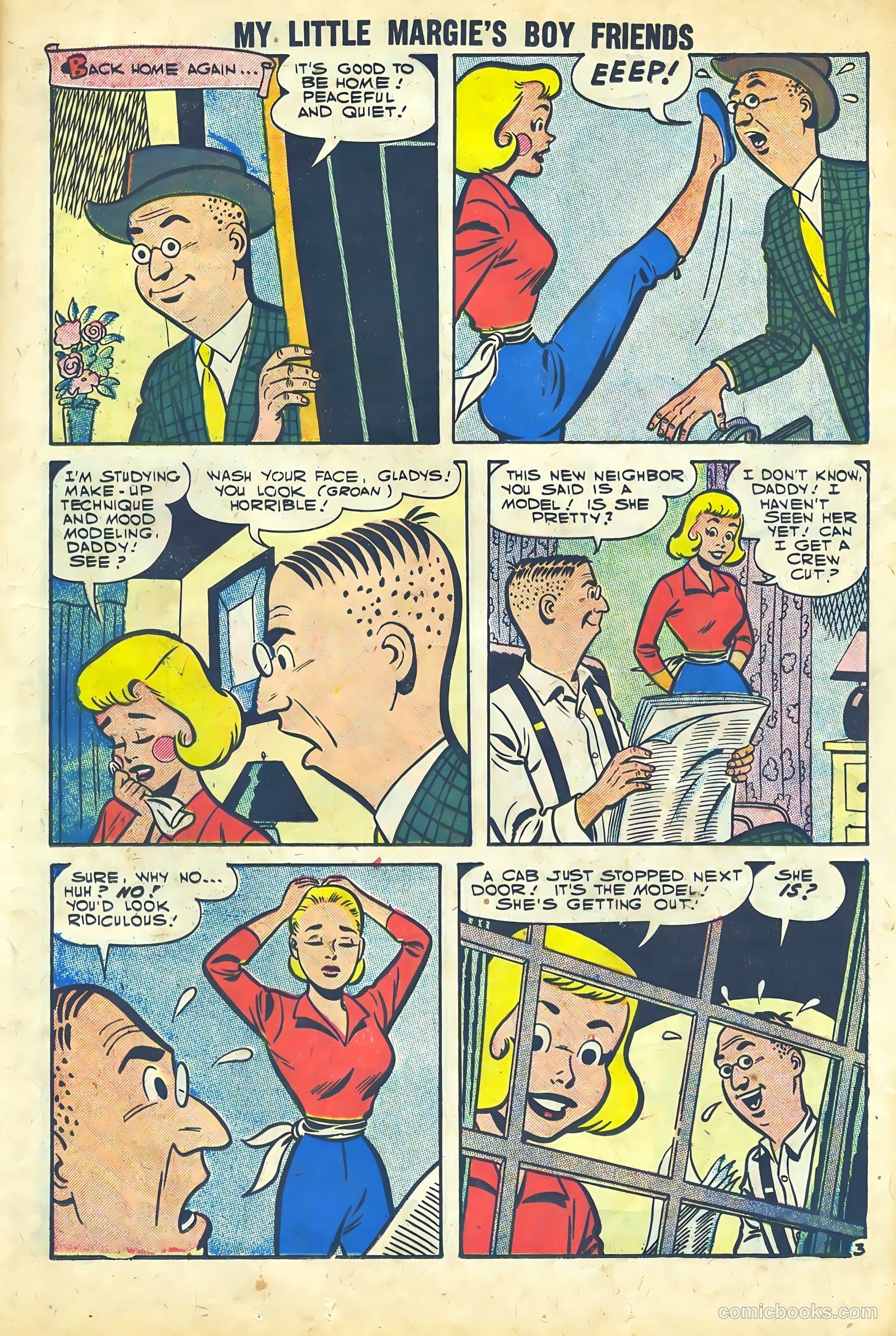 My Little Margie's Boy Friends #9 (1957) — page 17 of 36