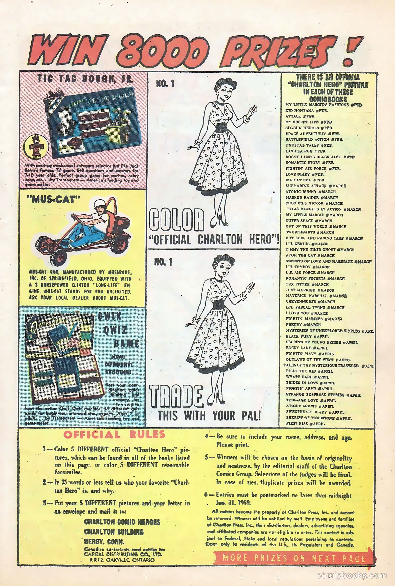 My Little Margie's Fashions #1 (1959) — page 17 of 33