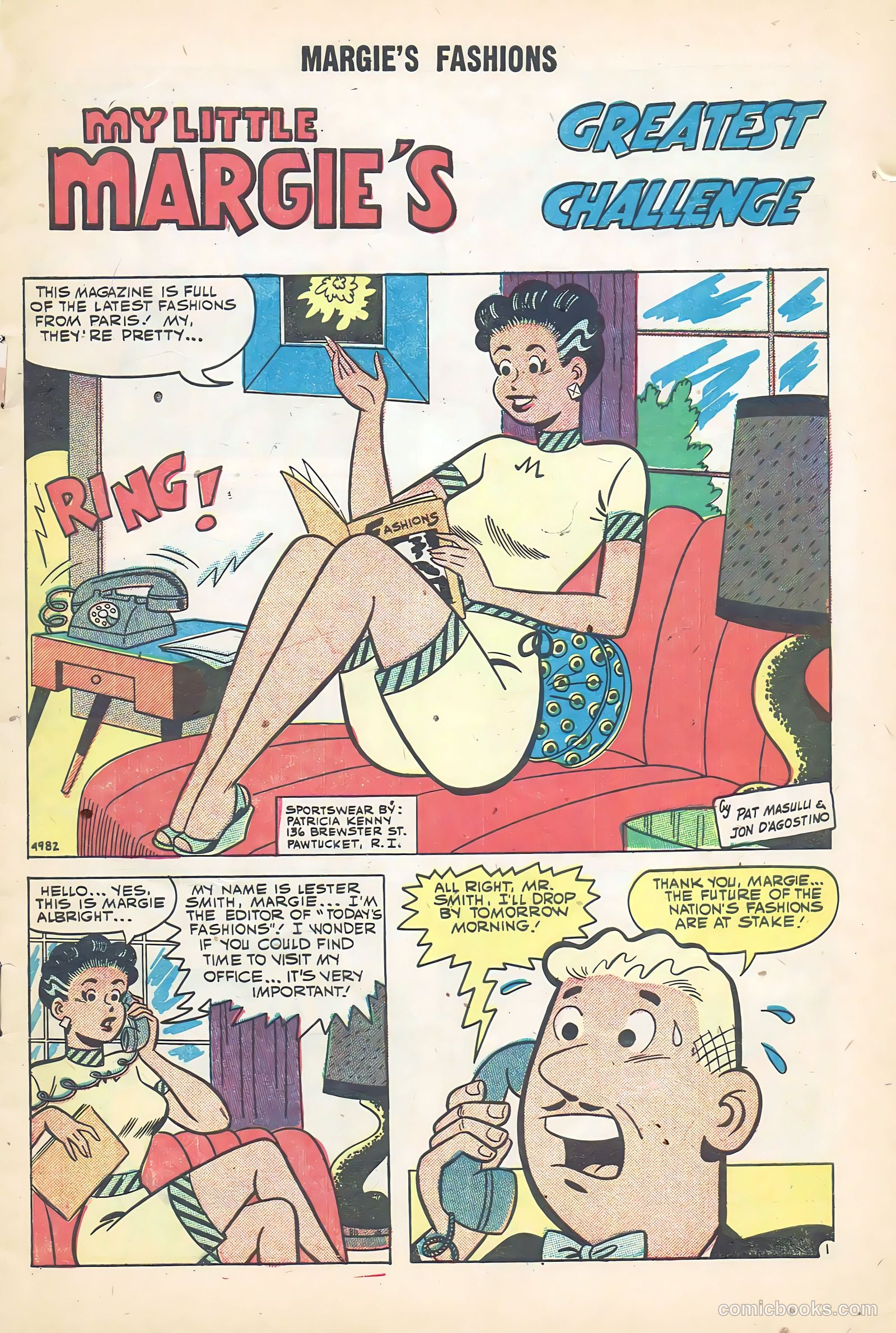 My Little Margie's Fashions #2 (1959) — page 3 of 34