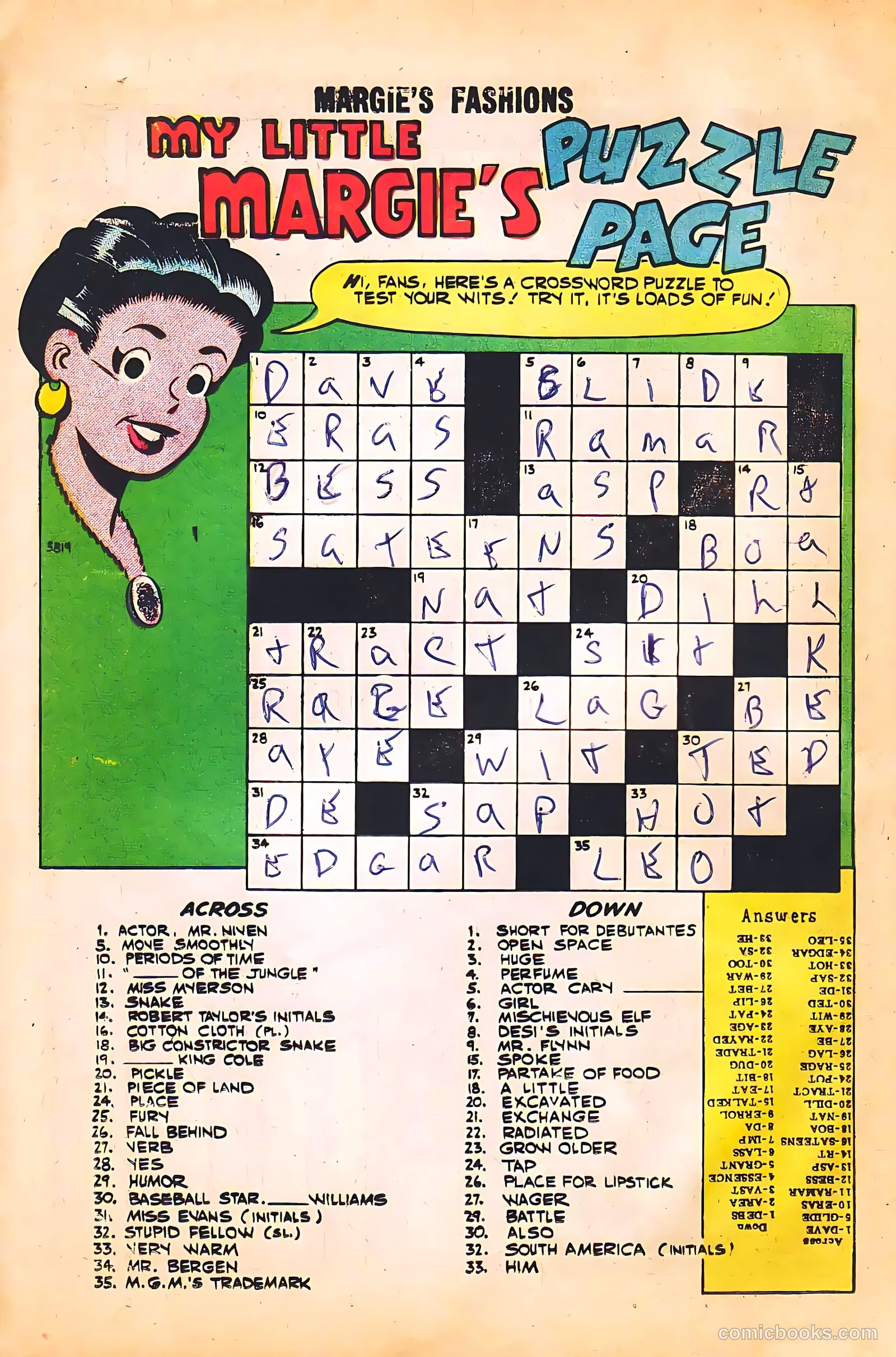 My Little Margie's Fashions #5 (1959) — page 14 of 36