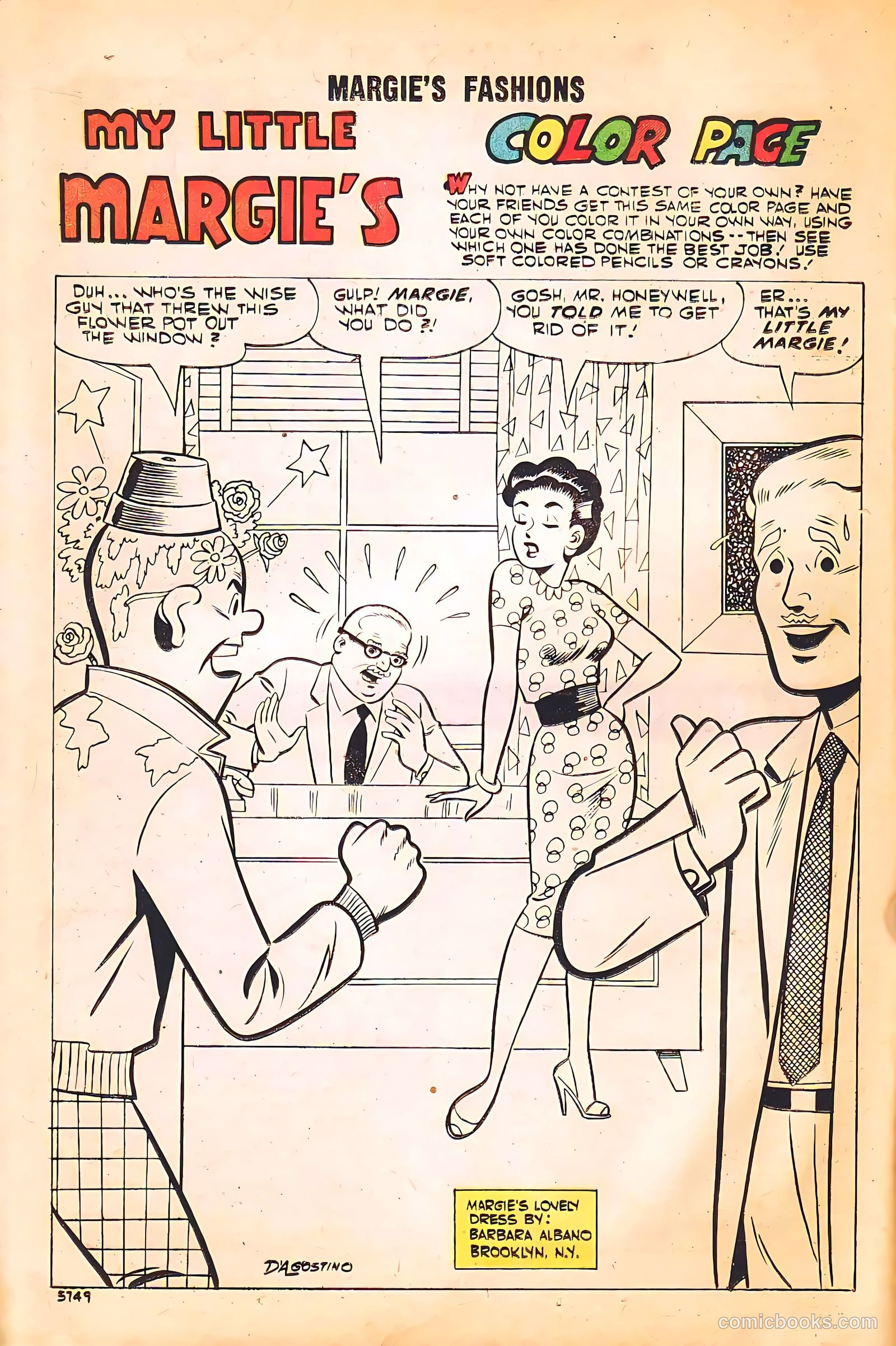 My Little Margie's Fashions #5 (1959) — page 16 of 36