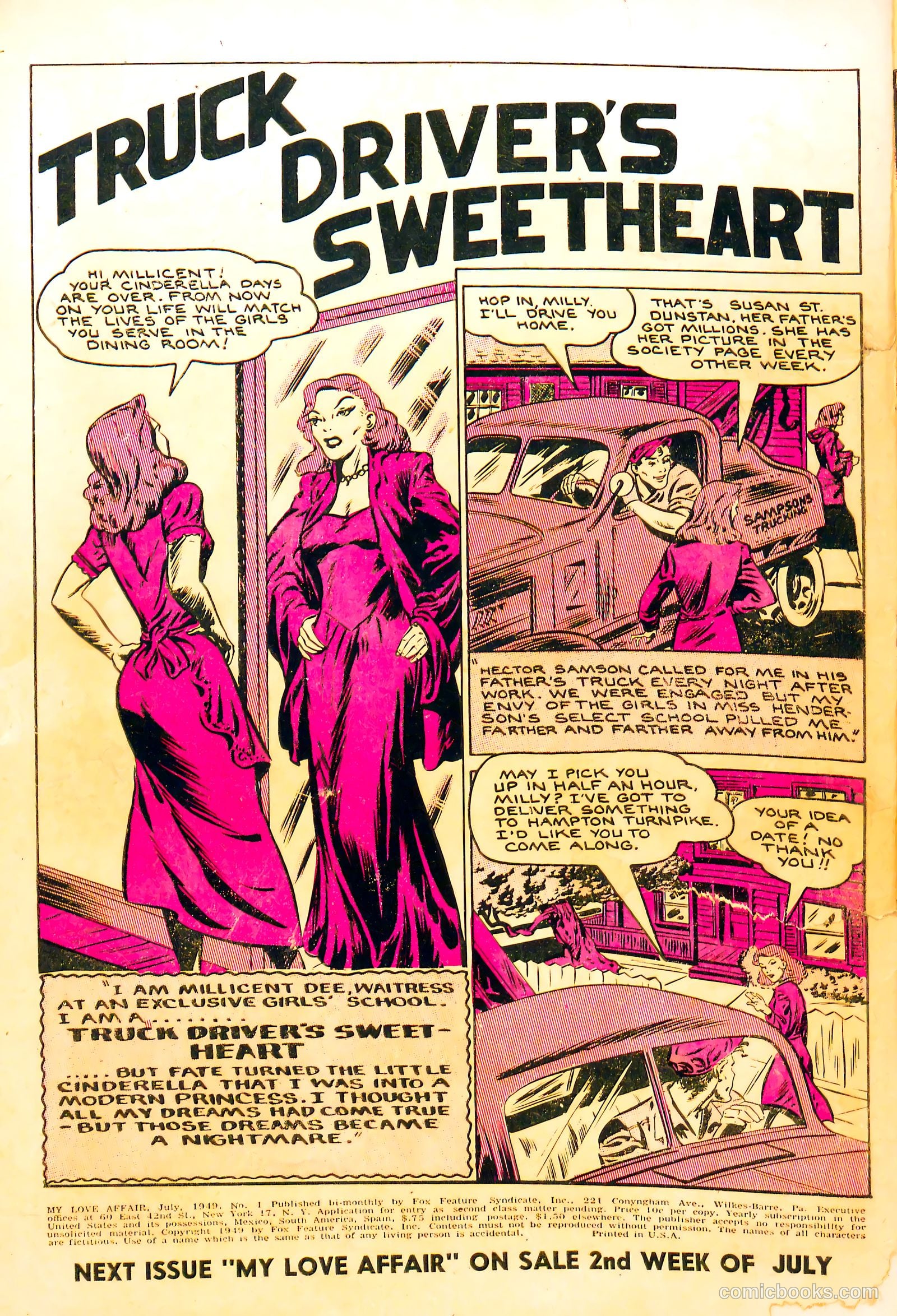 My Love Affair #1 (1949) — page 2 of 36
