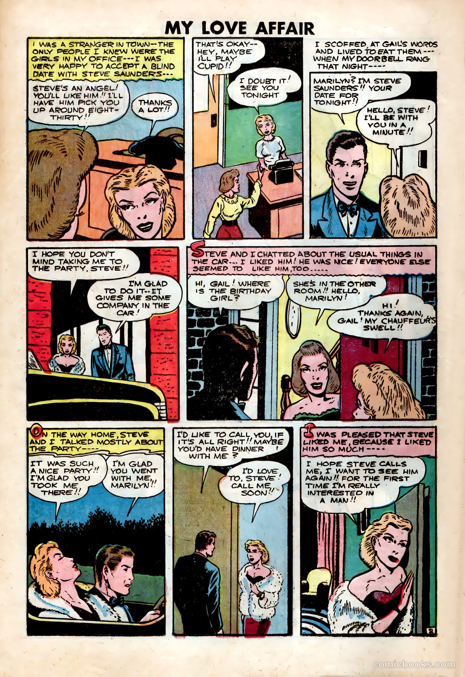 My Love Affair #2 (1949) — page 12 of 36